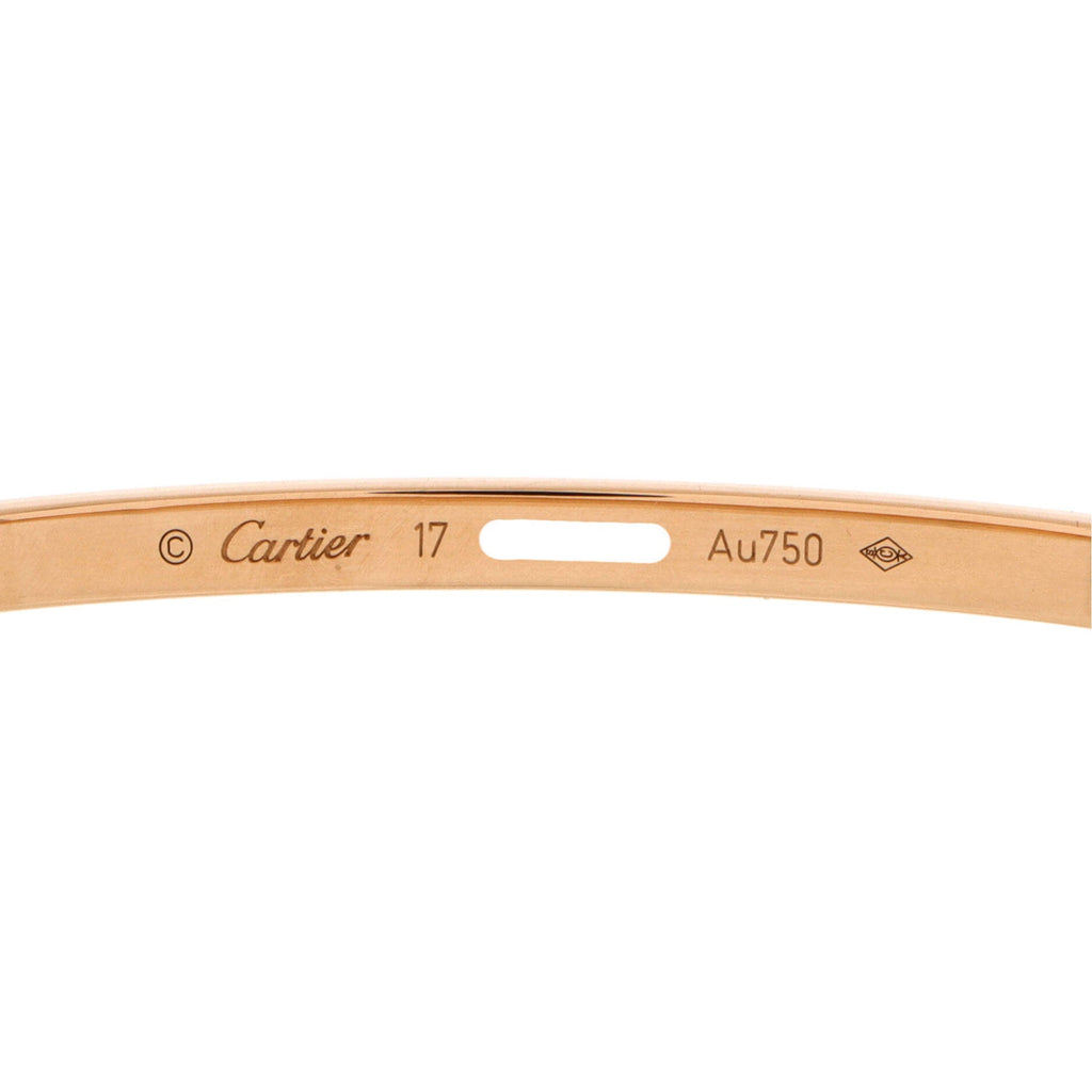 Love 10 Diamond Bracelet 18K Rose Gold with Diamonds Small