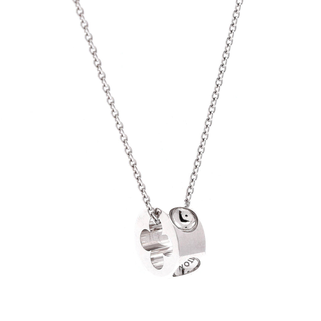 Empreinte Pendant Necklace 18K White Gold