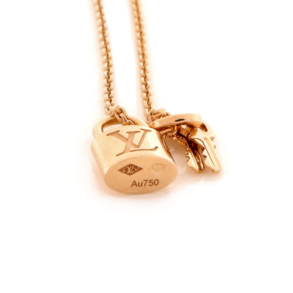 Lockit Pendant Necklace 18K Rose Gold