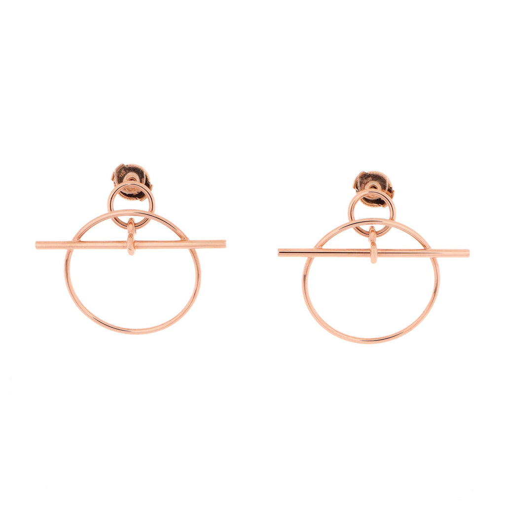 Loop Earrings 18K Rose Gold Small