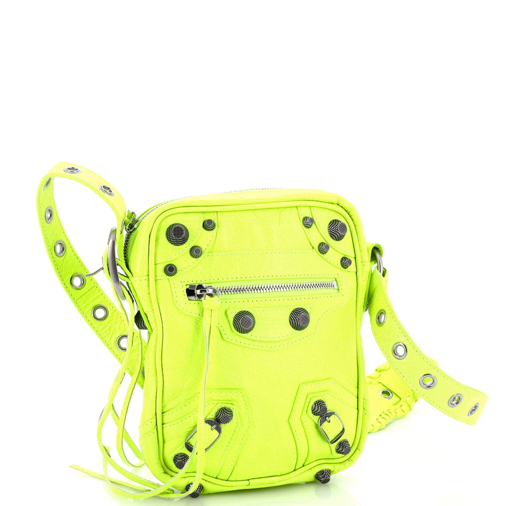 Le Cagole Giant Studs Crossbody Bag Leather