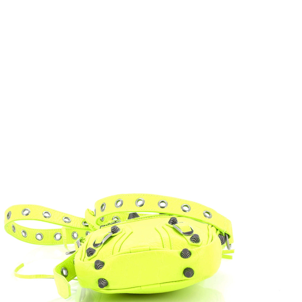 Le Cagole Giant Studs Crossbody Bag Leather