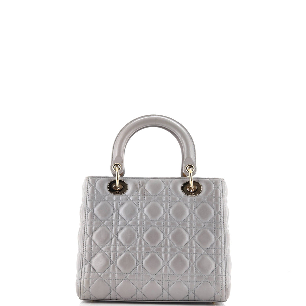 Lady Dior Bag Cannage Quilt Lambskin Medium