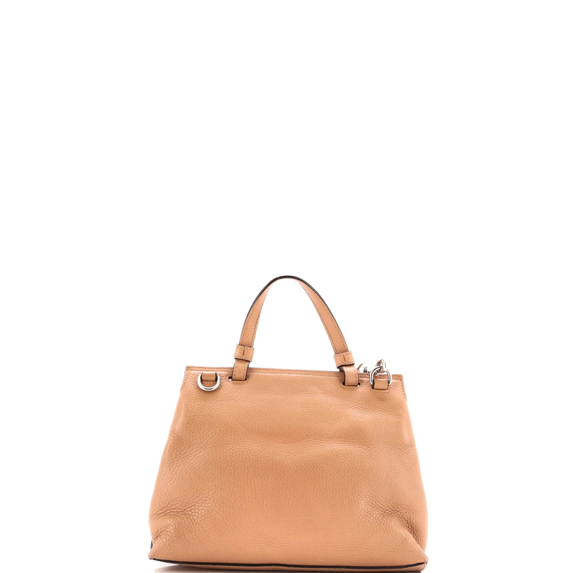 Bamboo Daily Top Handle Bag Leather Small