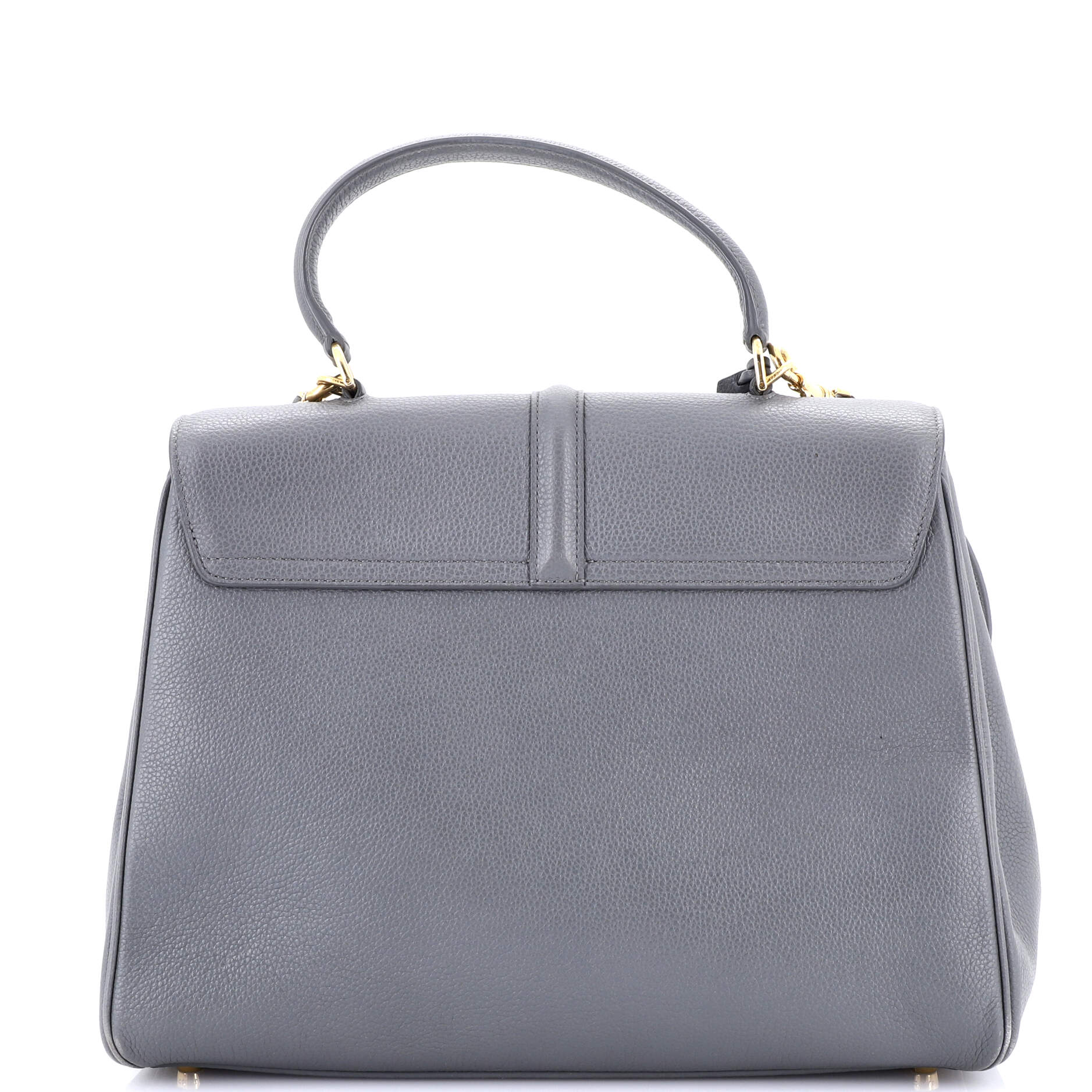 16 Top Handle Bag Grained Calfskin Medium
