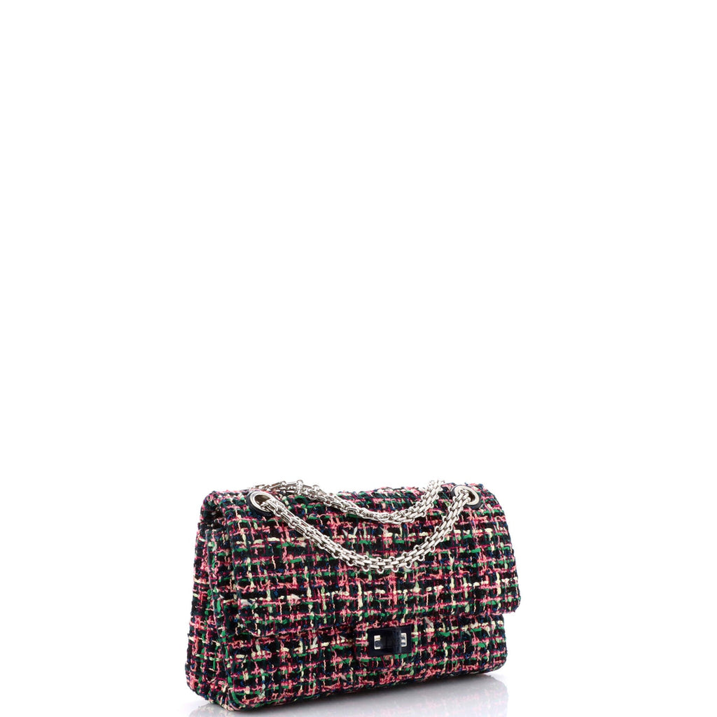 Reissue 2.55 Flap Bag Quilted Tweed with Resin Detail 225