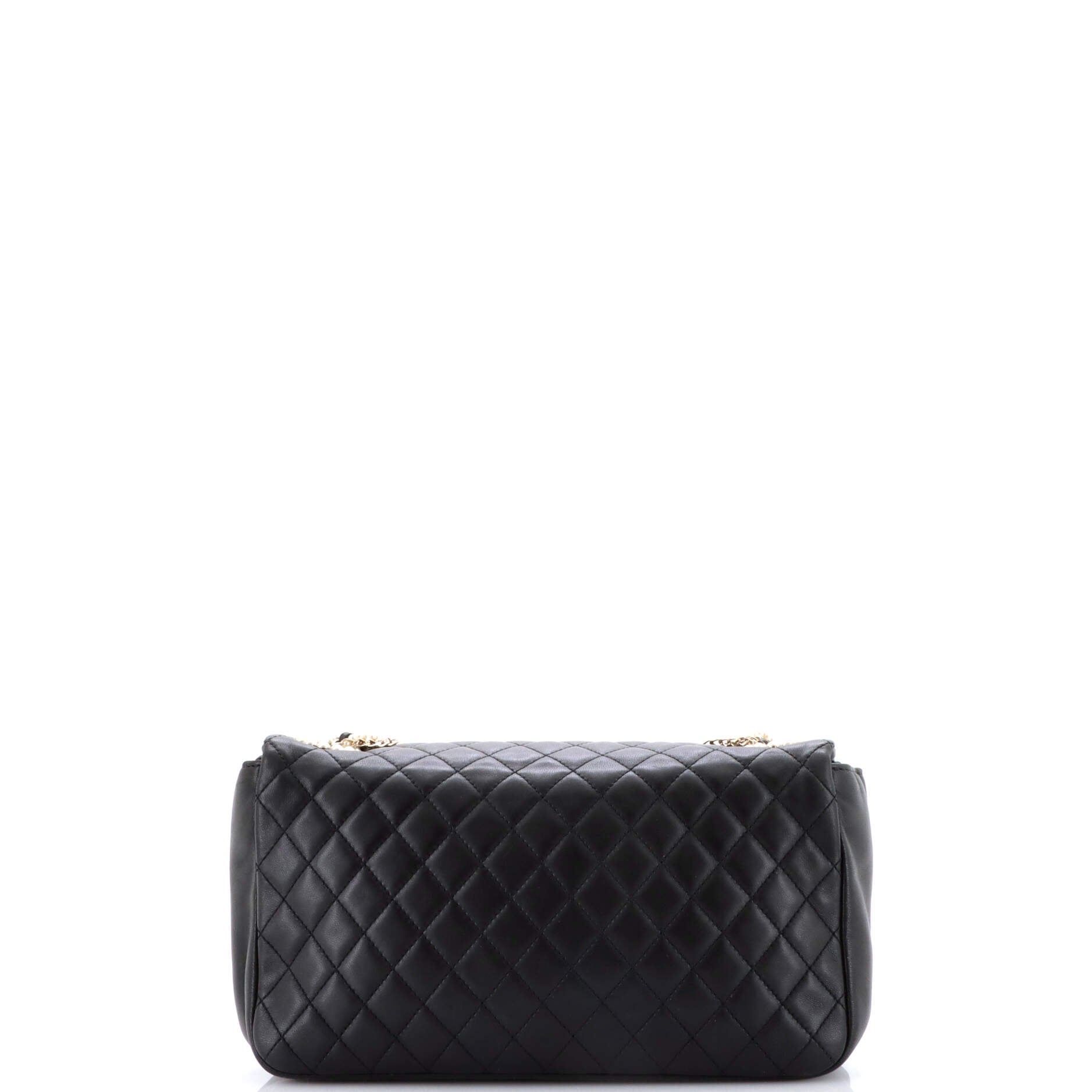 Westminster Pearl Chain Flap Bag Quilted Lambskin Medium
