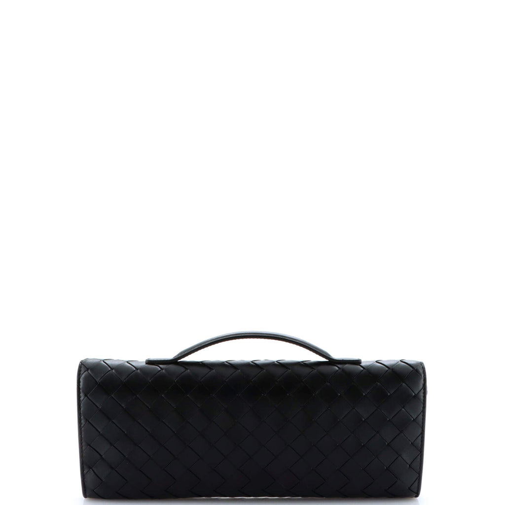 Andiamo Top Handle Clutch Intrecciato Nappa Long