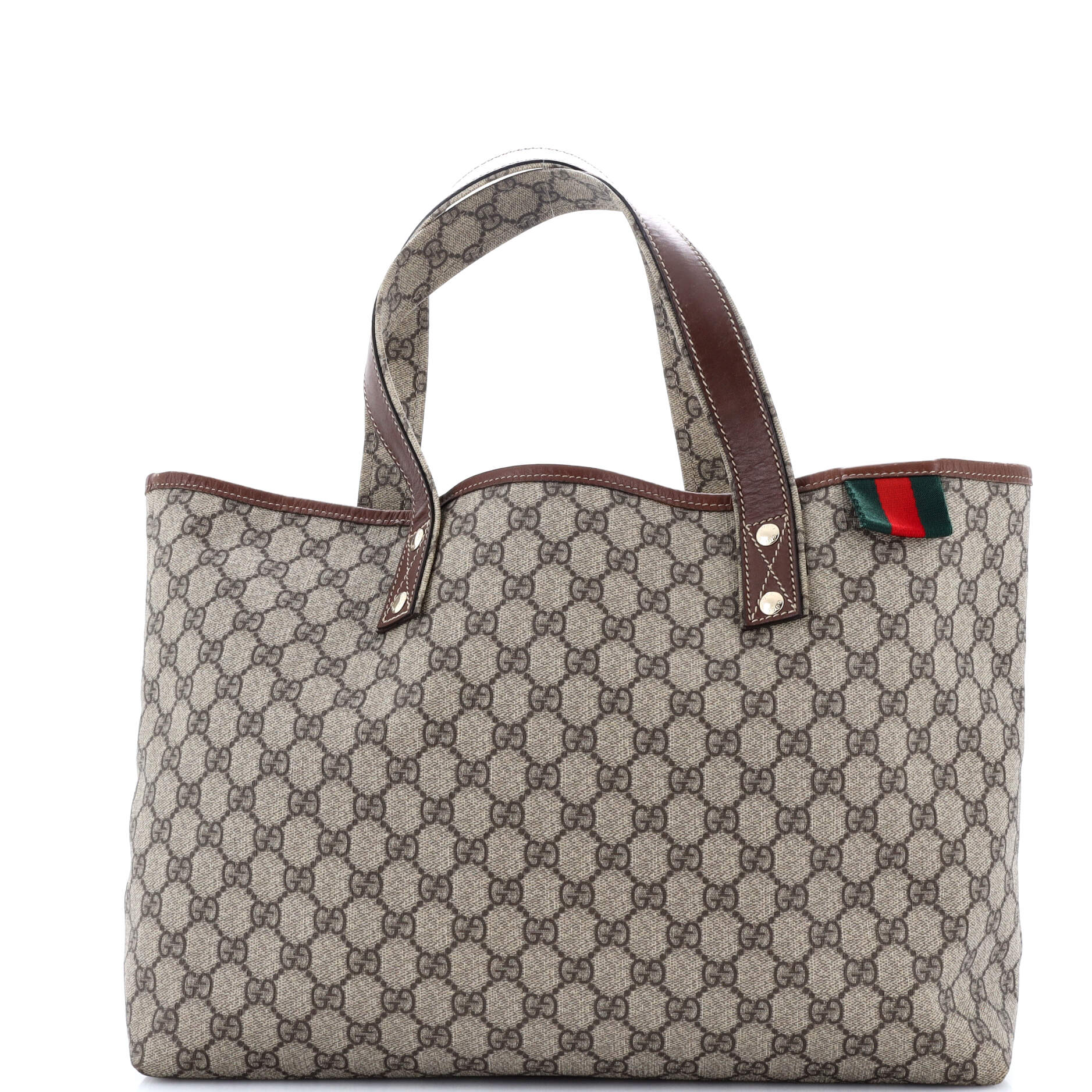 Web Loop Tote GG Coated Canvas Medium