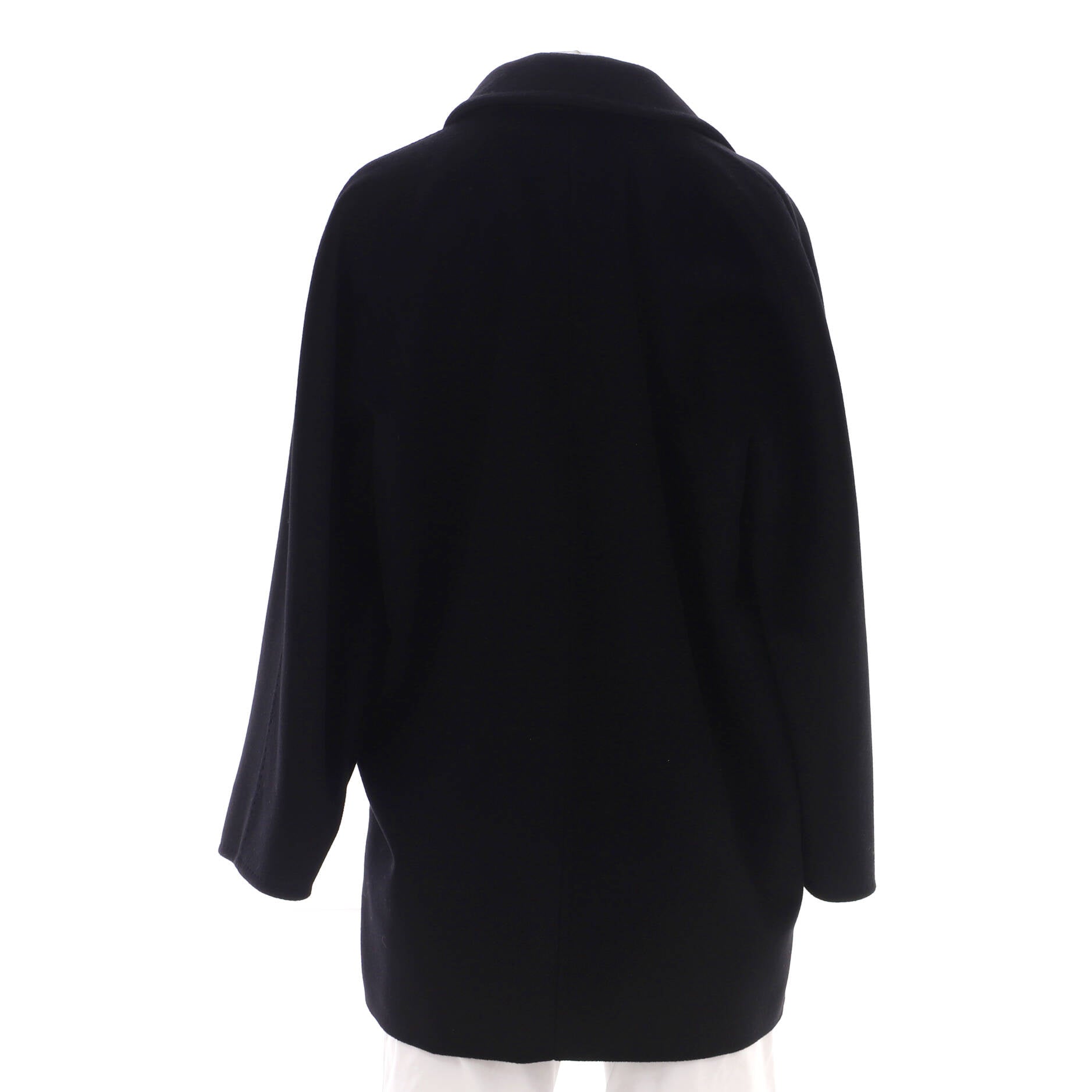 Women's 101801 Icon Double Breasted Short Coat Wool and Cashmere Blend