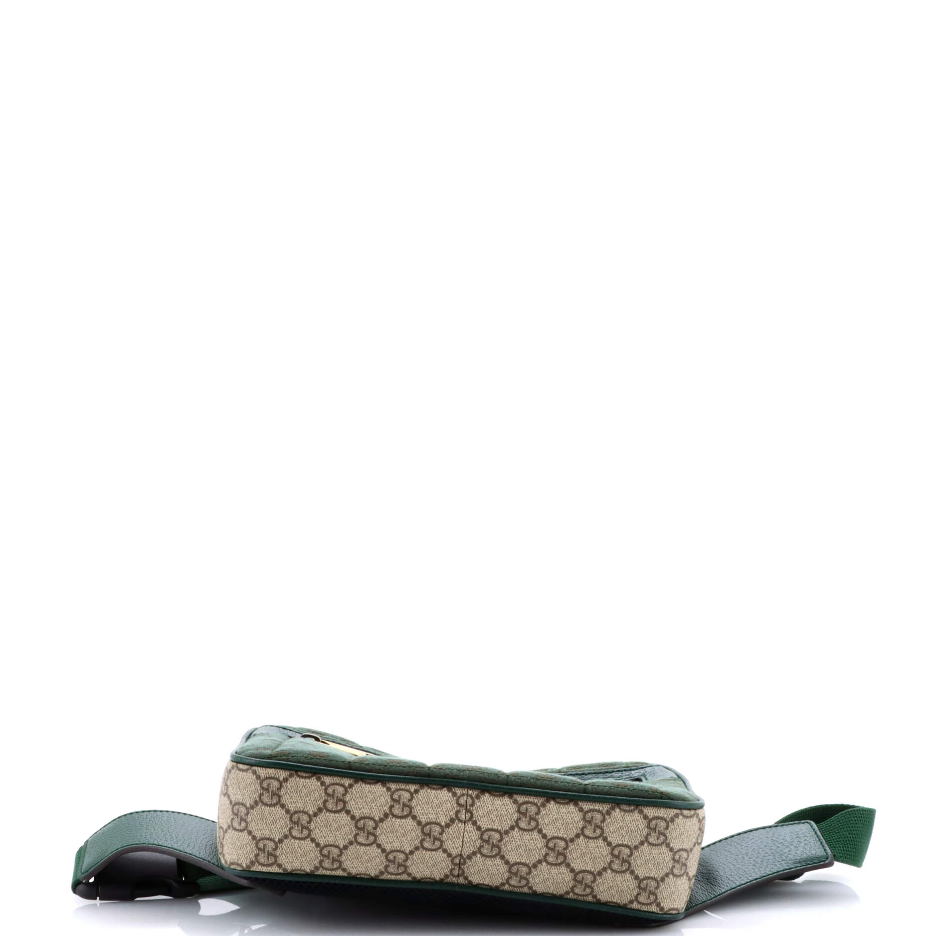 Front Zip Belt Bag GG Coated Canvas and Quilted Mini GG Canvas Medium