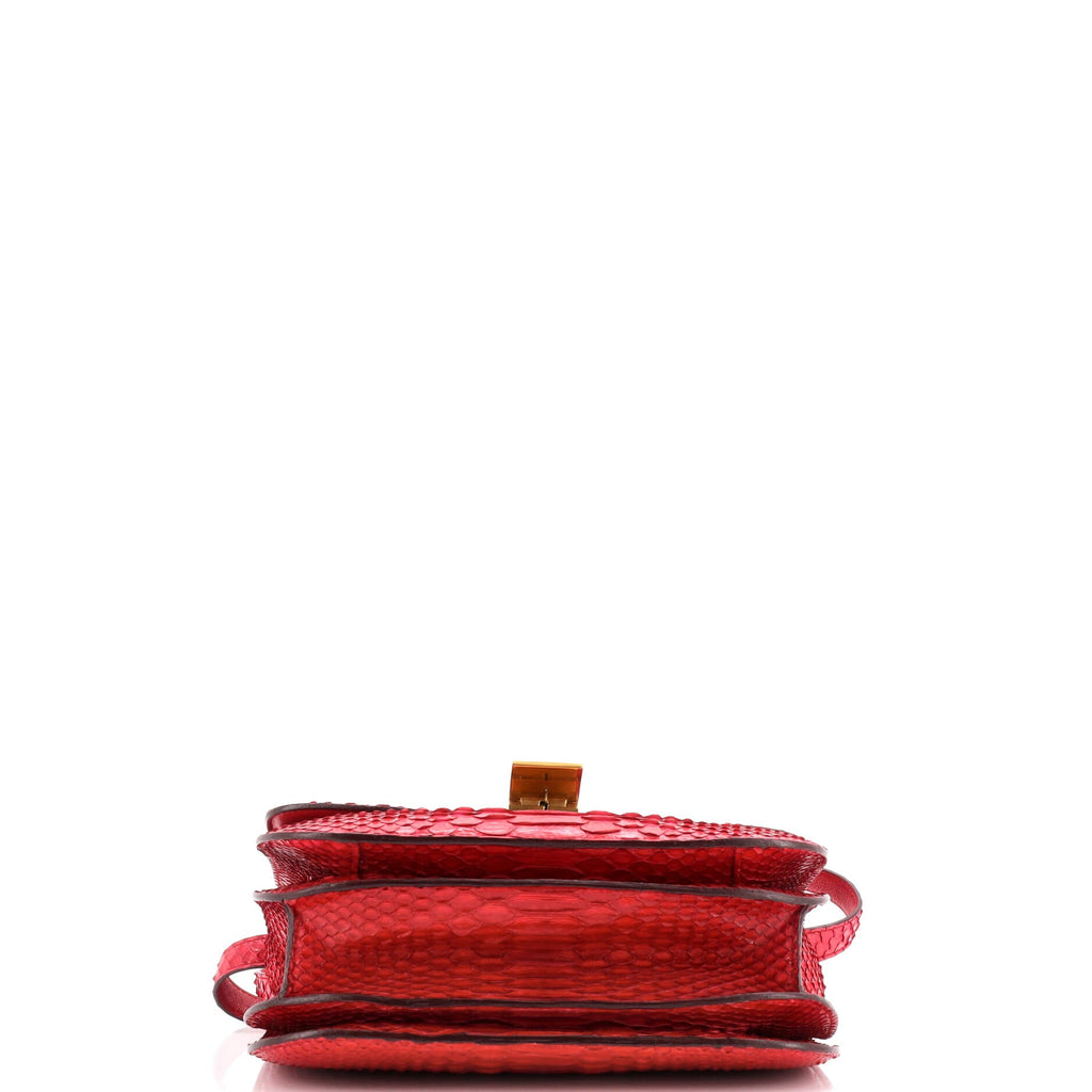Classic Box Bag Python Medium