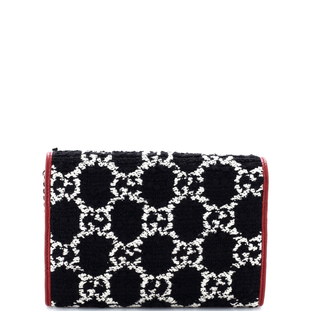 Dionysus Chain Wallet GG Tweed Small