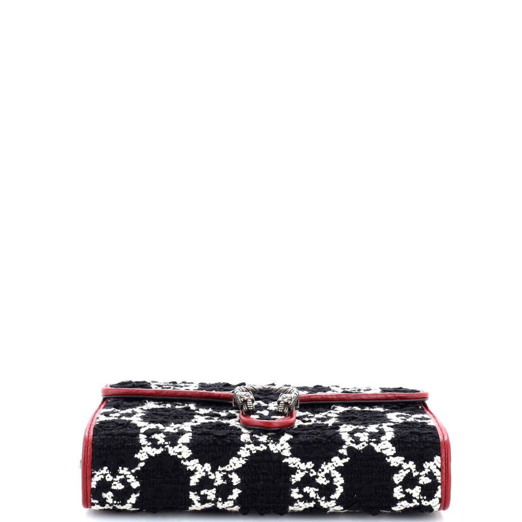 Dionysus Chain Wallet GG Tweed Small