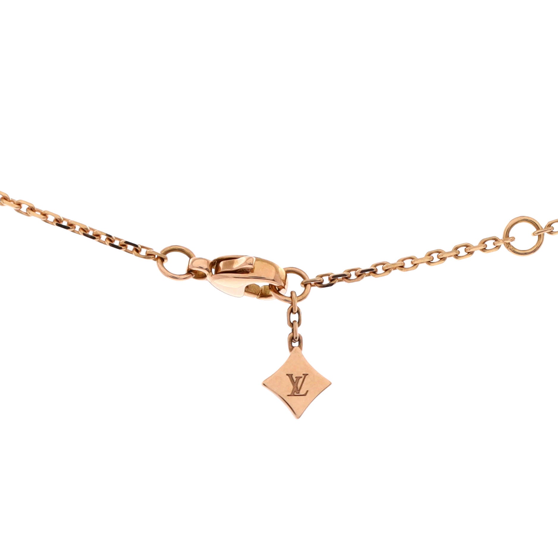 Star Blossom Pendant Necklace 18K Rose Gold and Diamonds