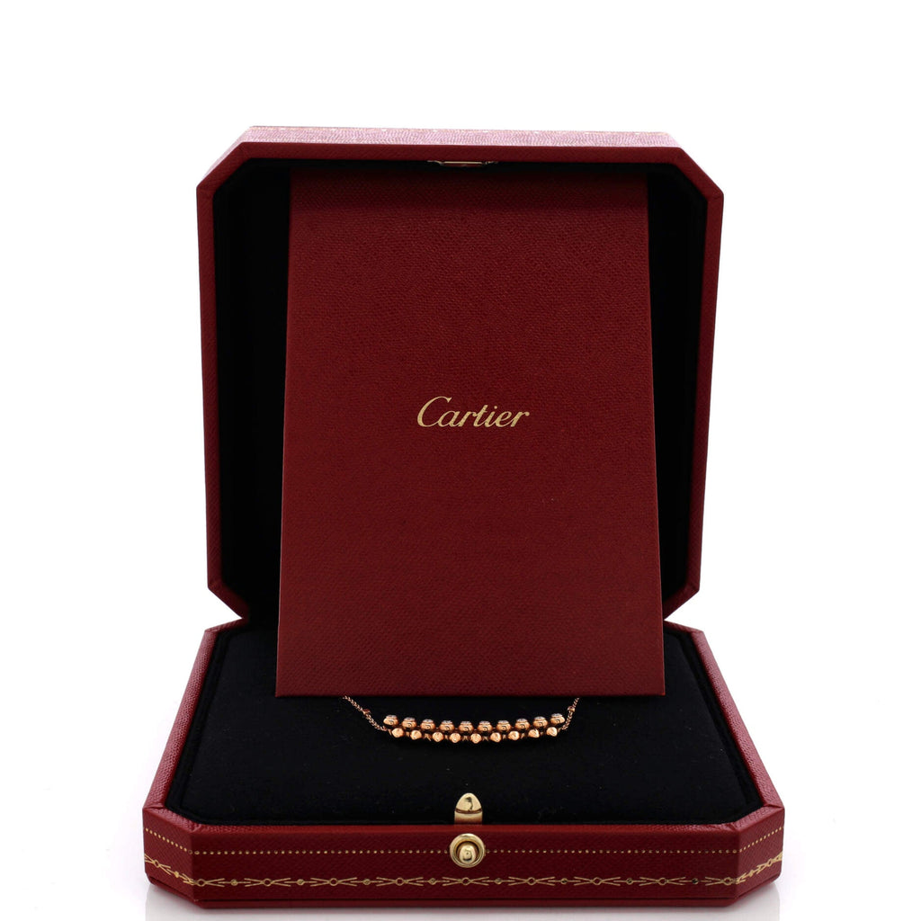 Clash de Cartier Pendant Necklace 18K Rose Gold with Diamonds