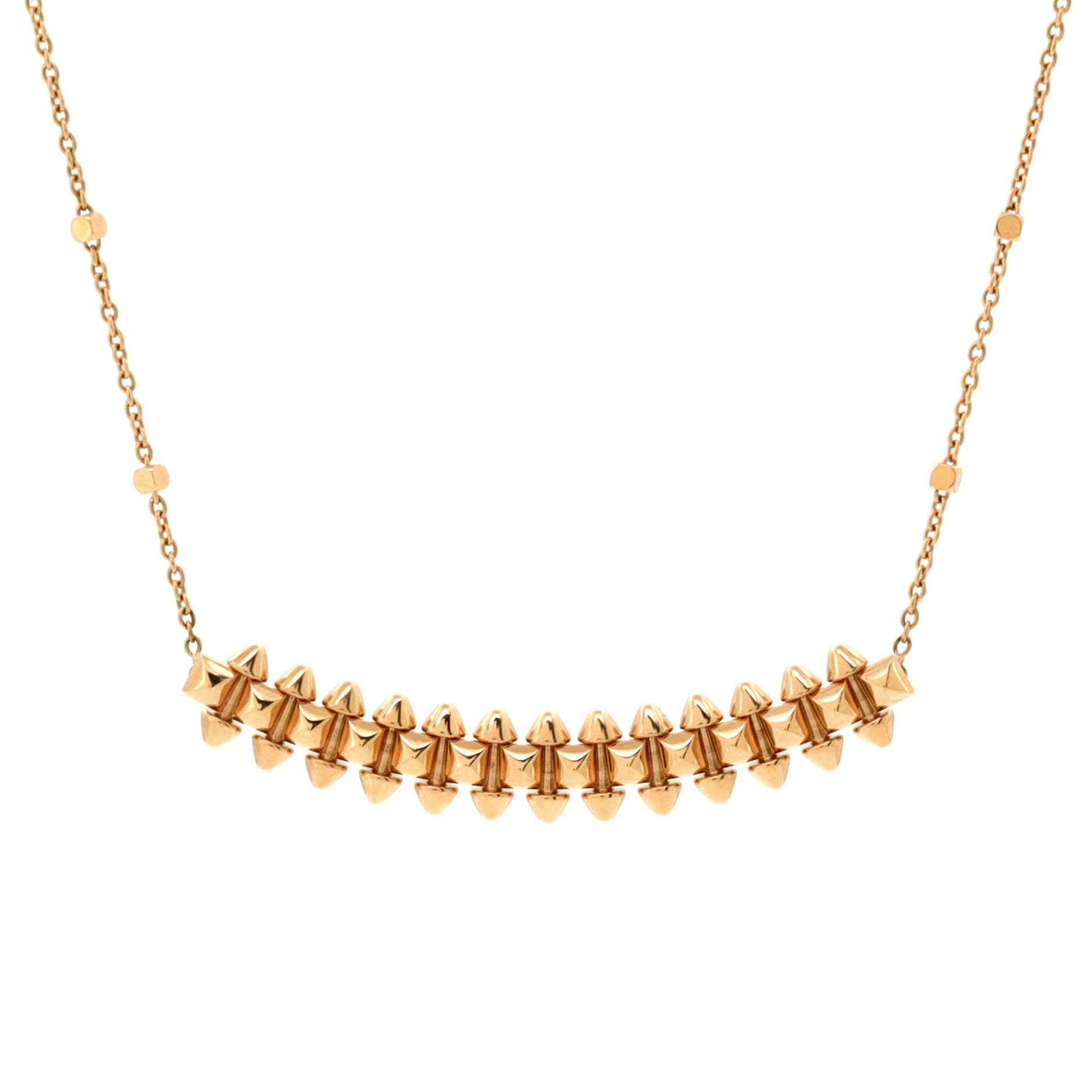Clash de Cartier Pendant Necklace 18K Rose Gold Small