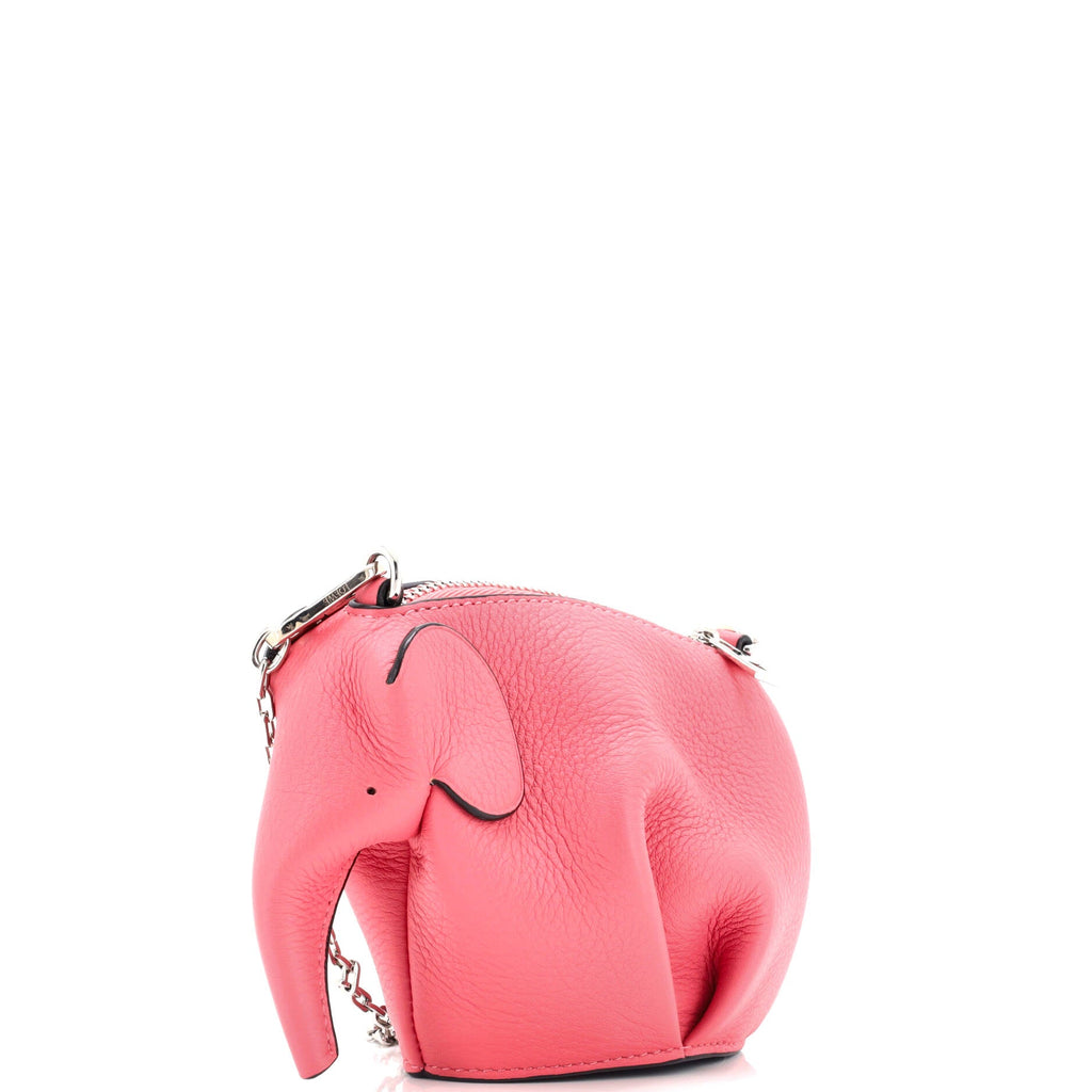 Elephant Crossbody Bag Leather Mini