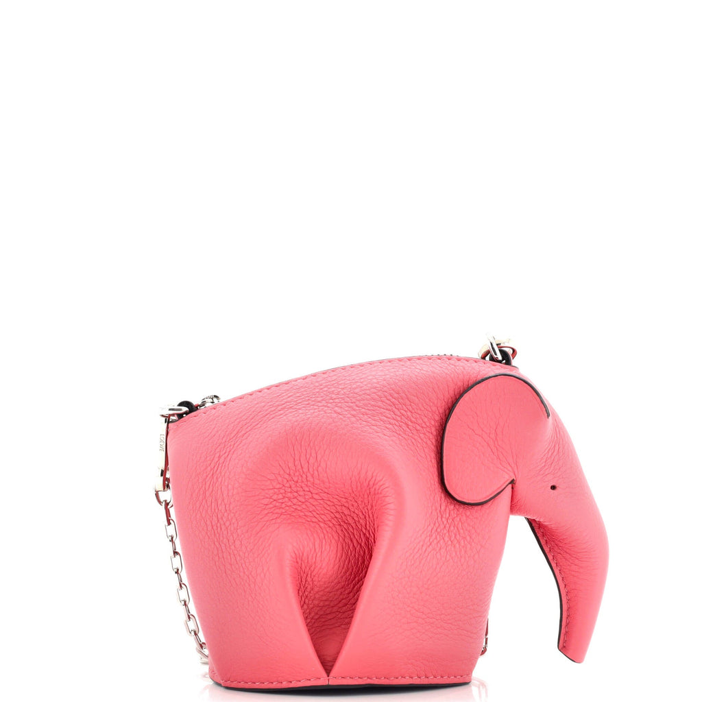 Elephant Crossbody Bag Leather Mini