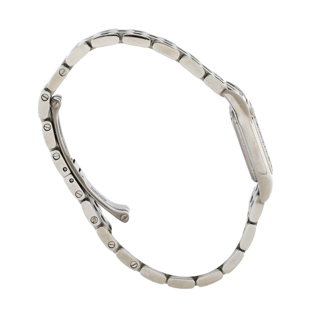 Panthere de Cartier Quartz Watch Stainless Steel with Diamond Bezel 22