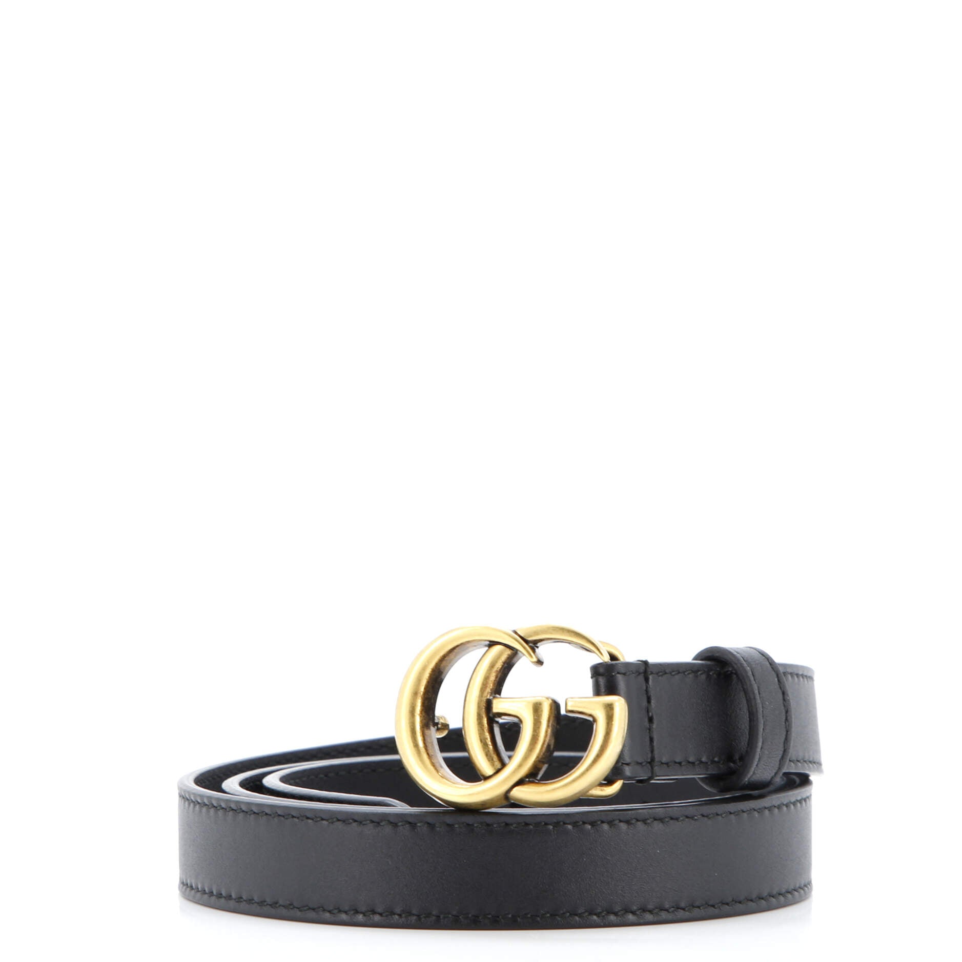 GG Marmont Belt Leather Thin