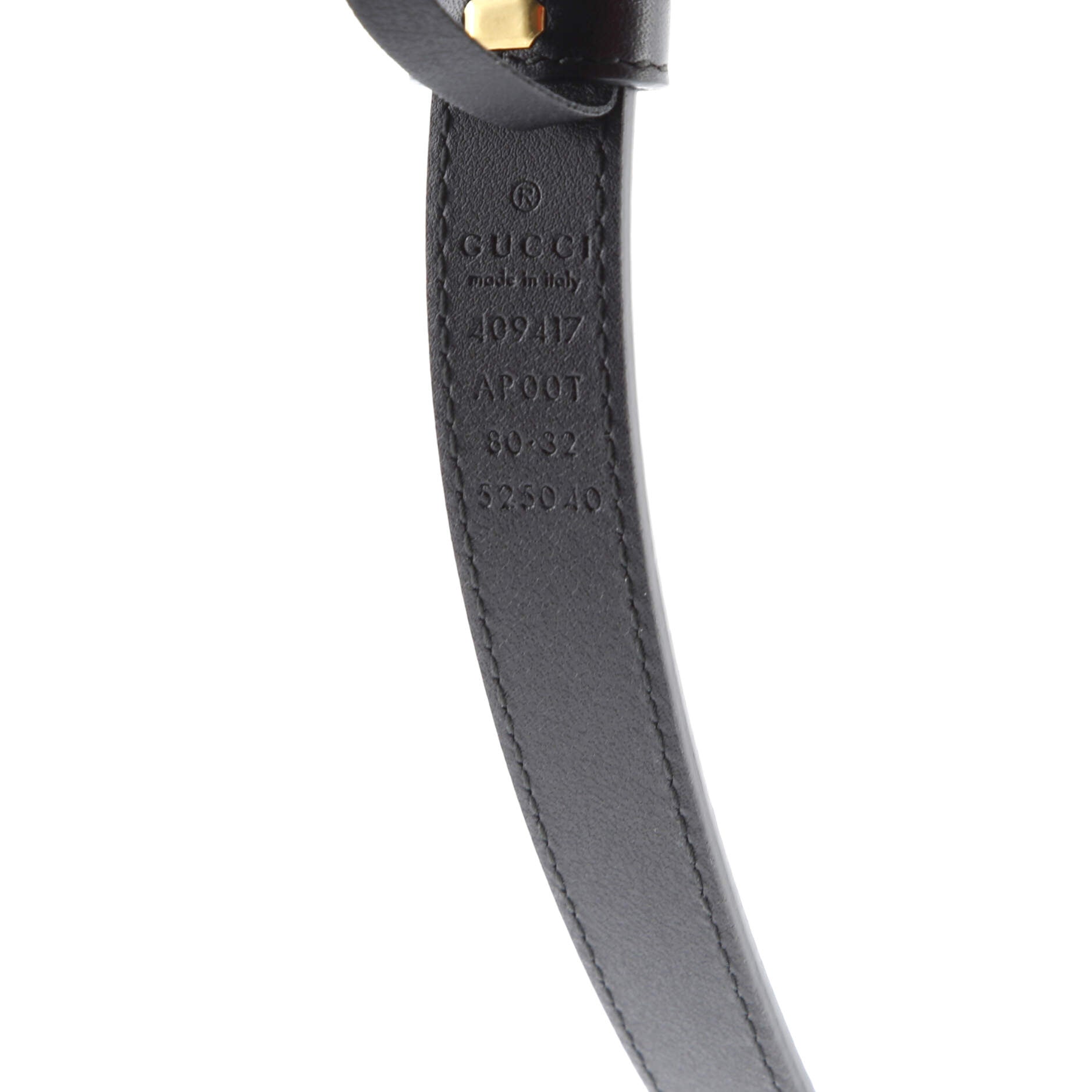 GG Marmont Belt Leather Thin