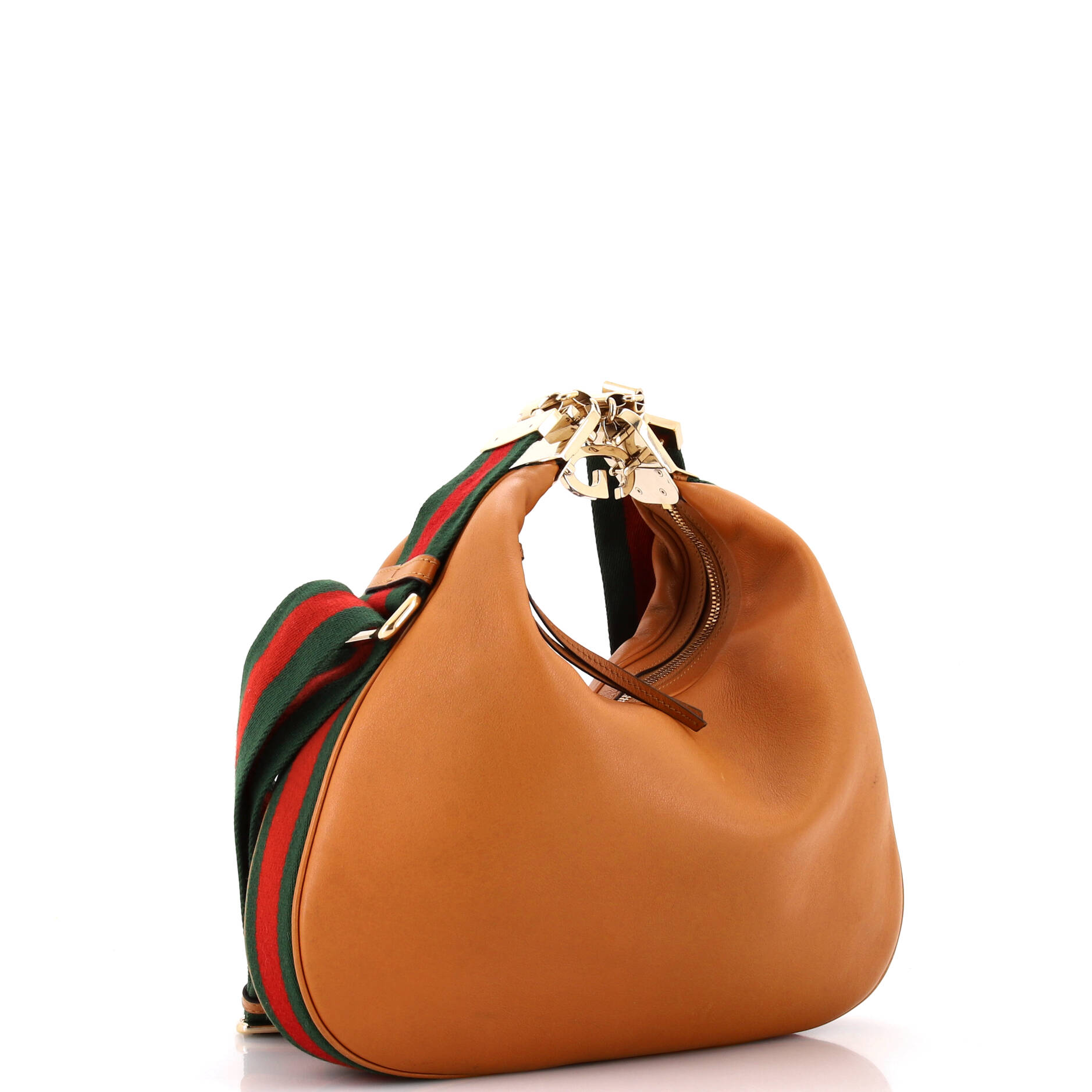 Attache Shoulder Bag Leather Medium