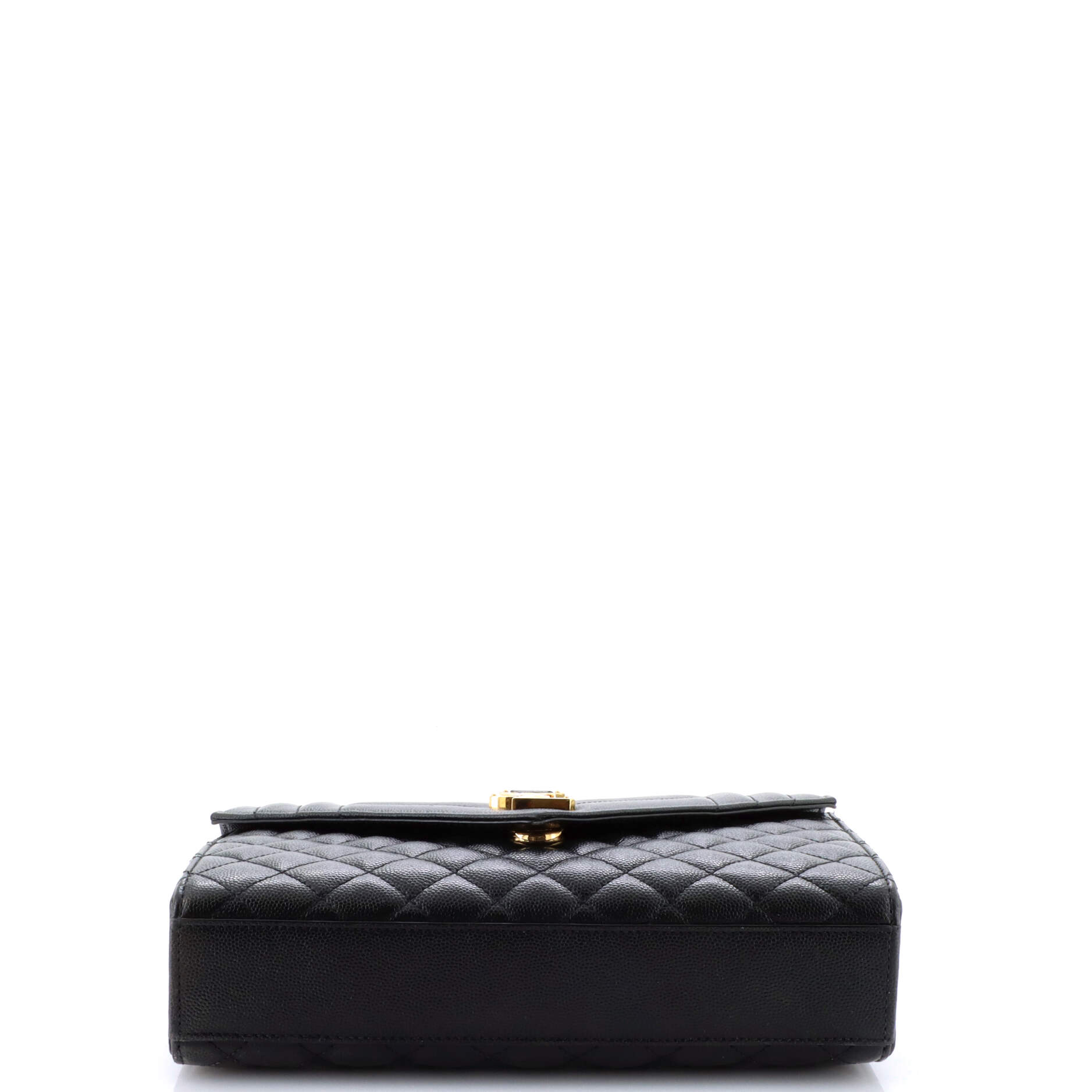 Classic Monogram Envelope Satchel Mixed Matelasse Leather Medium