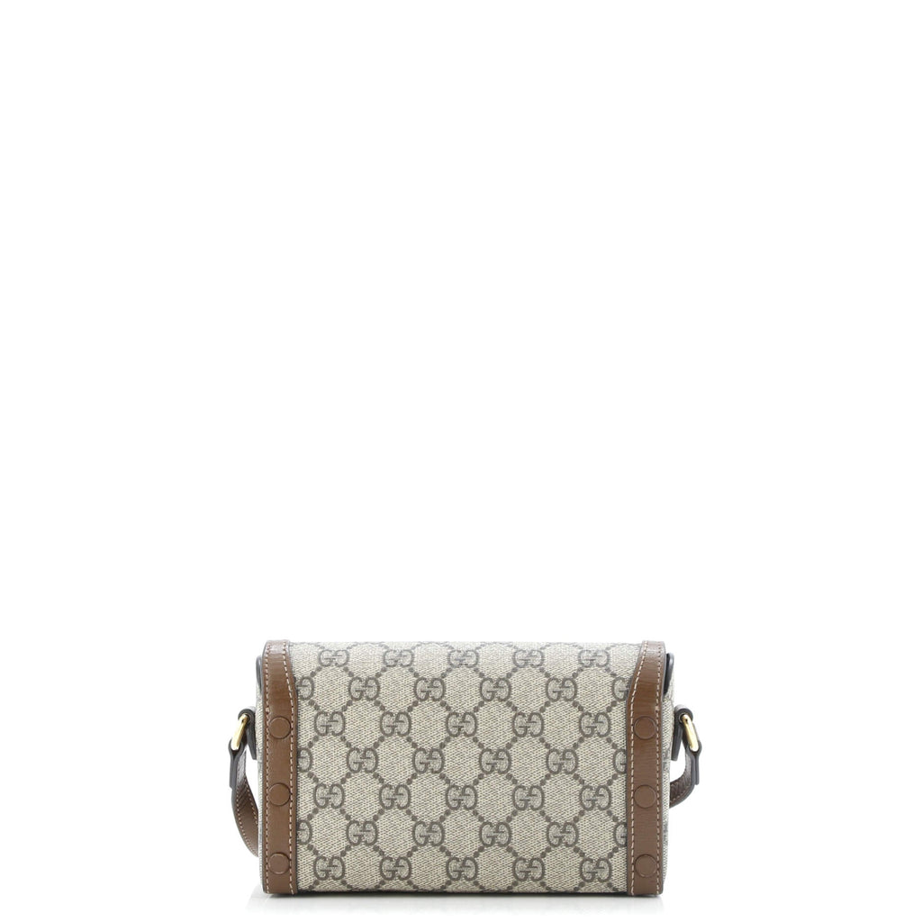 Horsebit 1955 Flap Crossbody Bag GG Coated Canvas Mini
