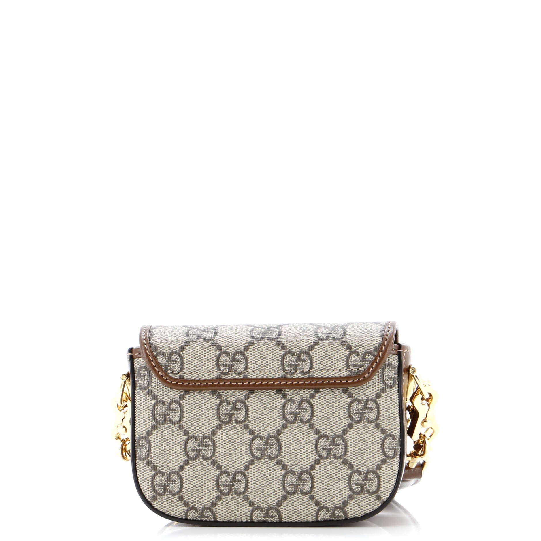 Horsebit 1955 Flap Wallet with Strap GG Coated Canvas