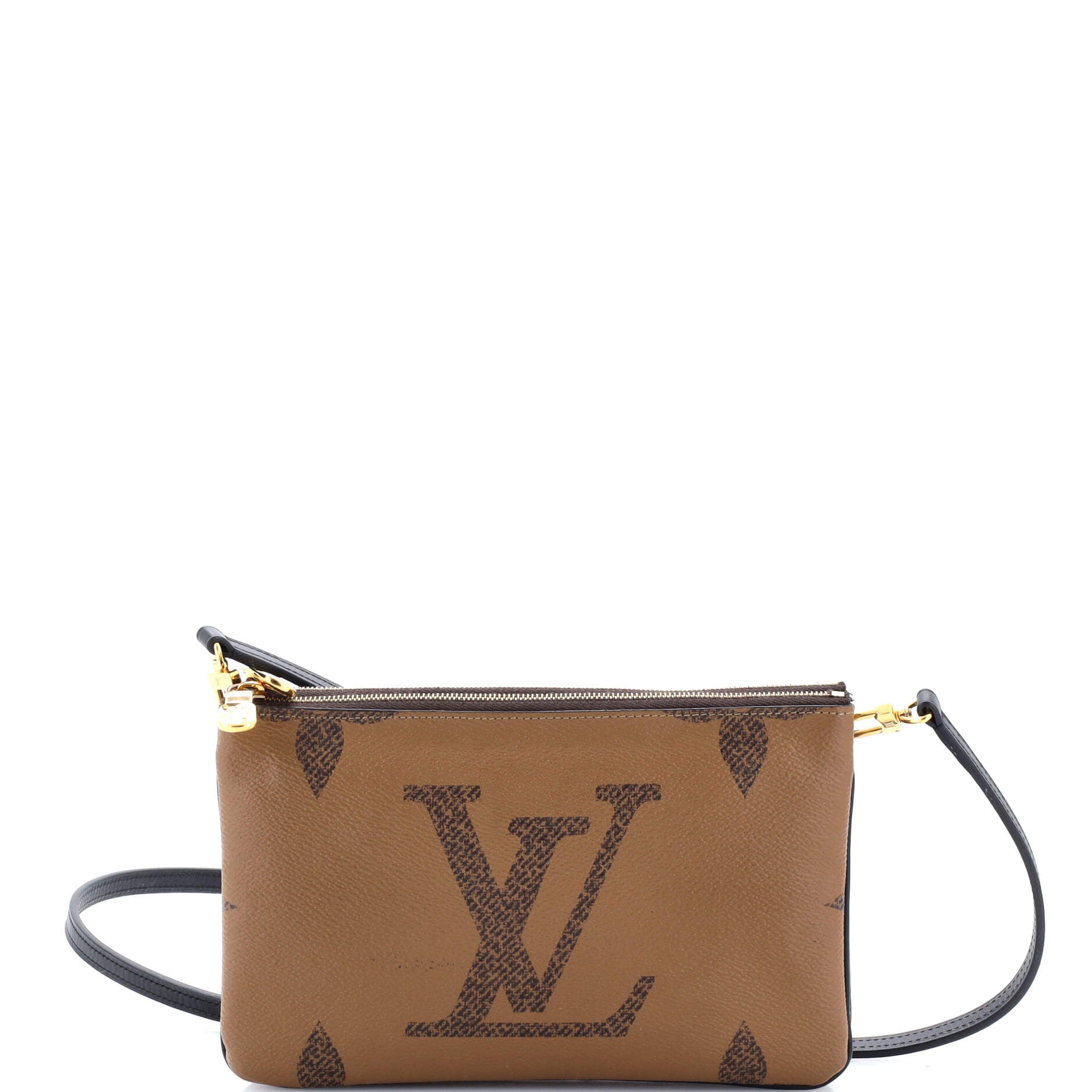 Double Zip Pochette Reverse Monogram Giant