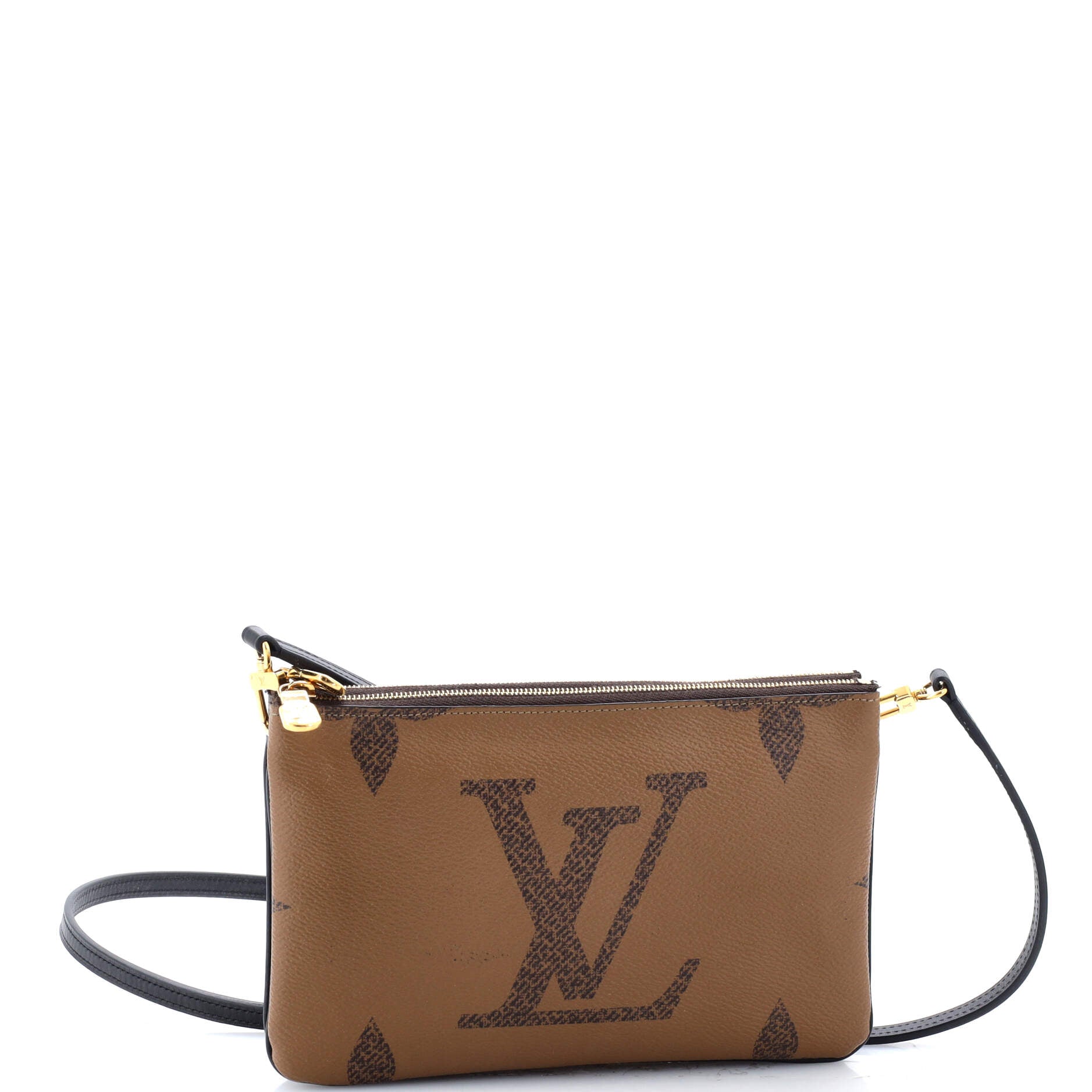 Double Zip Pochette Reverse Monogram Giant