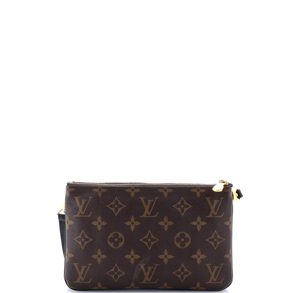 Double Zip Pochette Reverse Monogram Giant