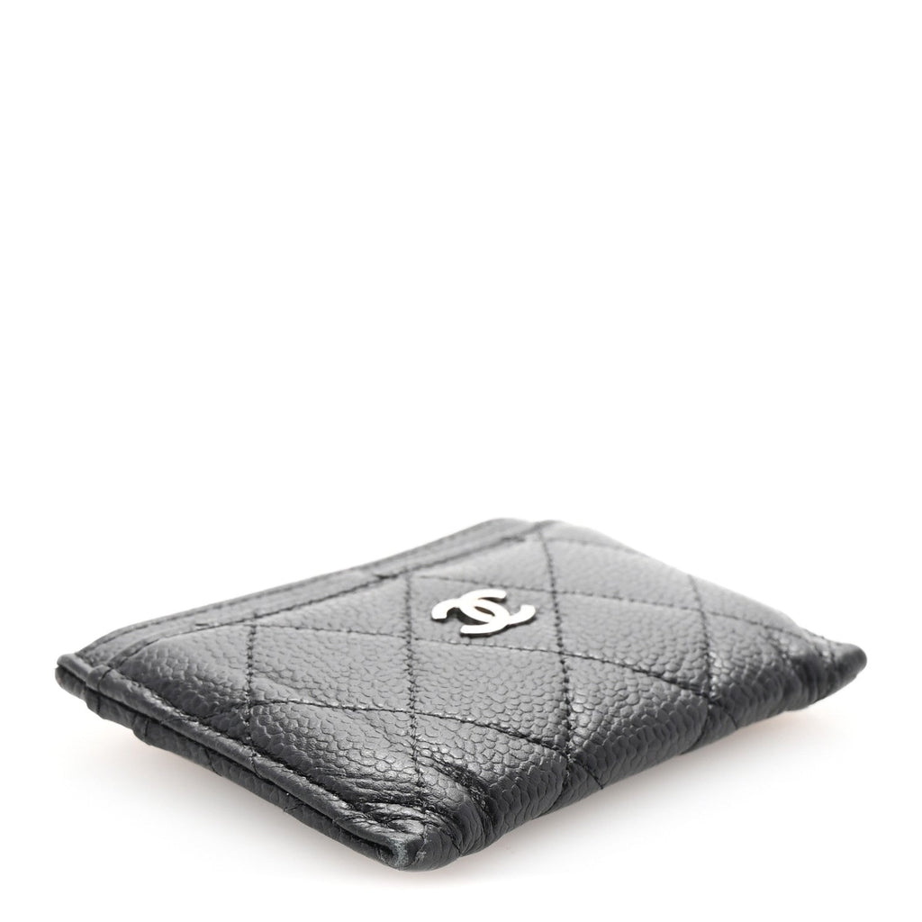 Caviar Quilted  Holder Black