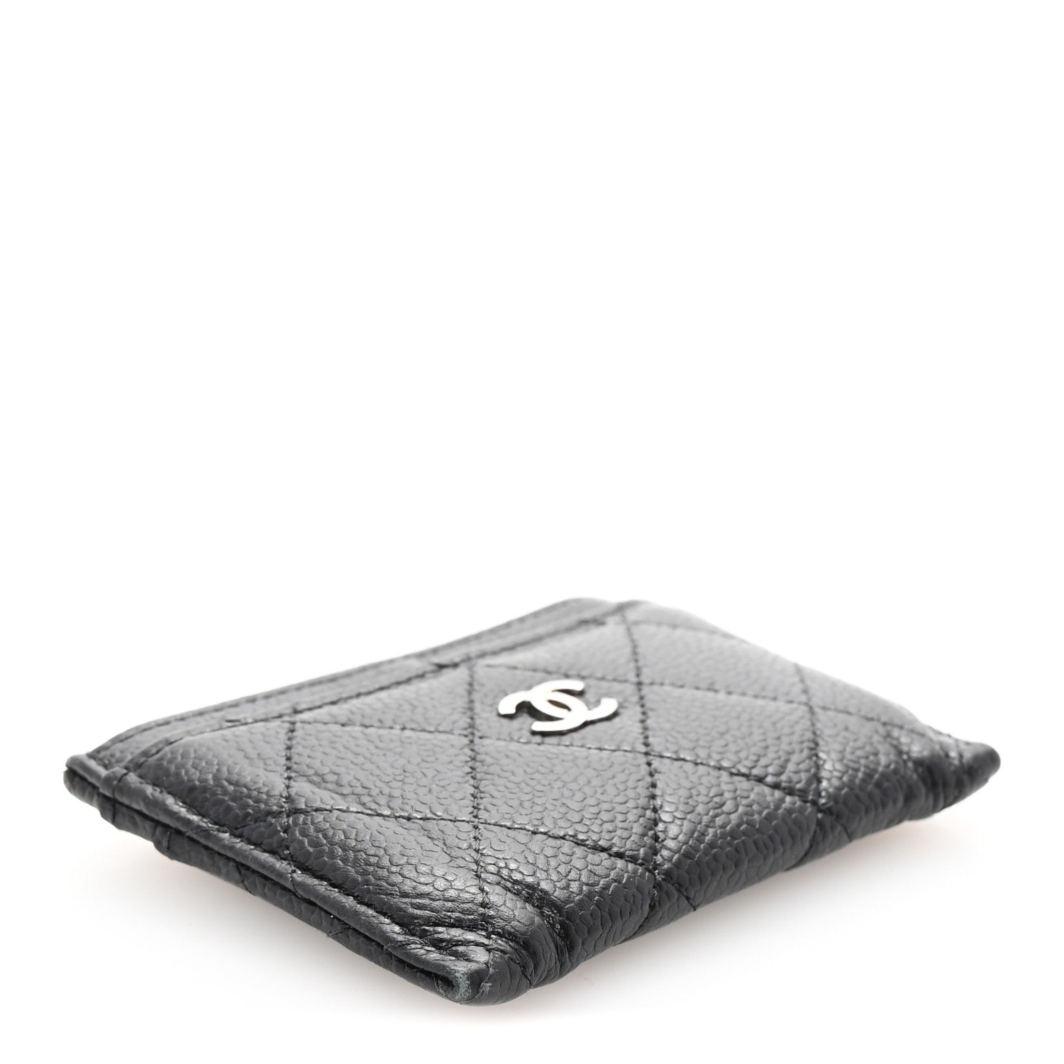 Caviar Quilted  Holder Black