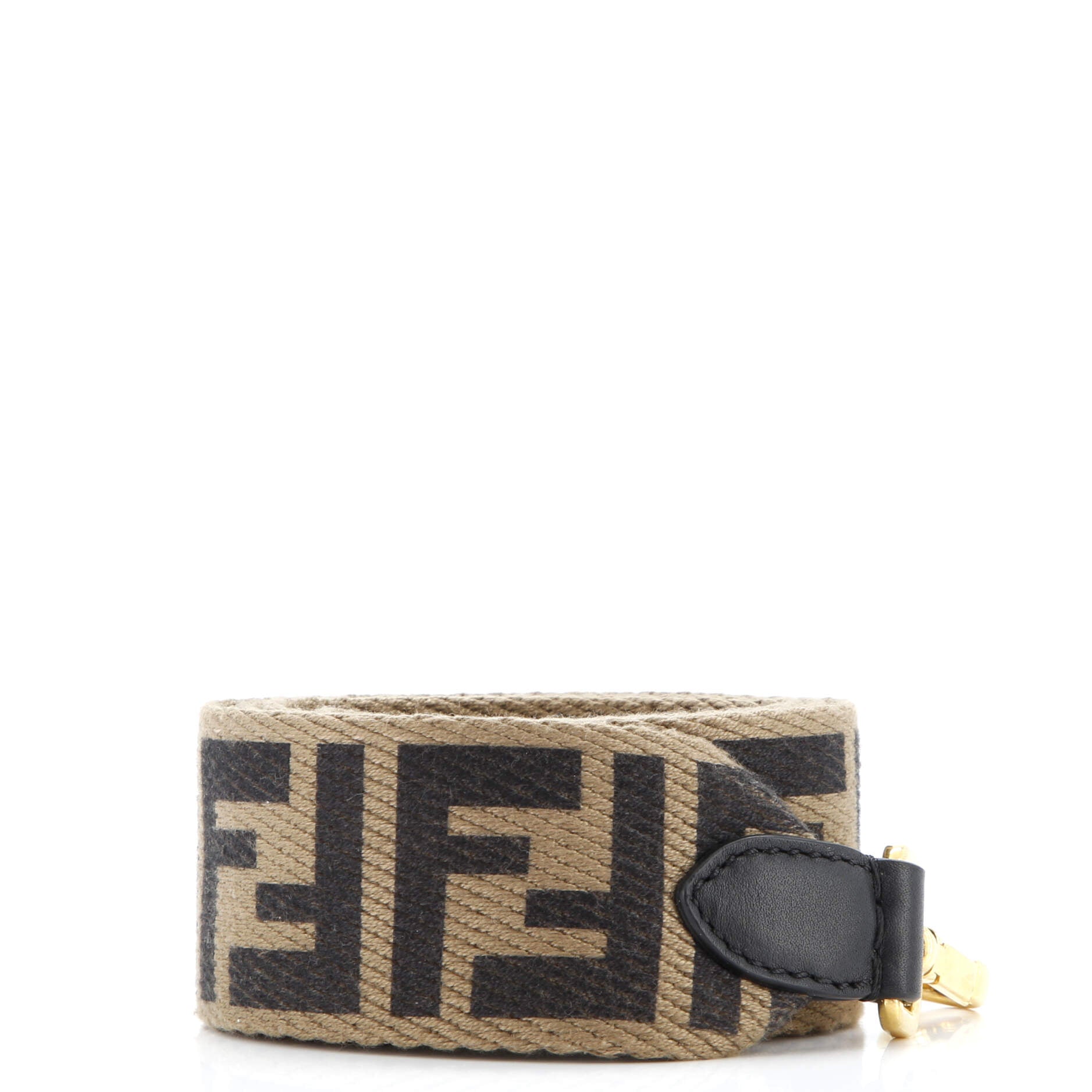 Strap You Shoulder Strap Zucca Canvas with Leather