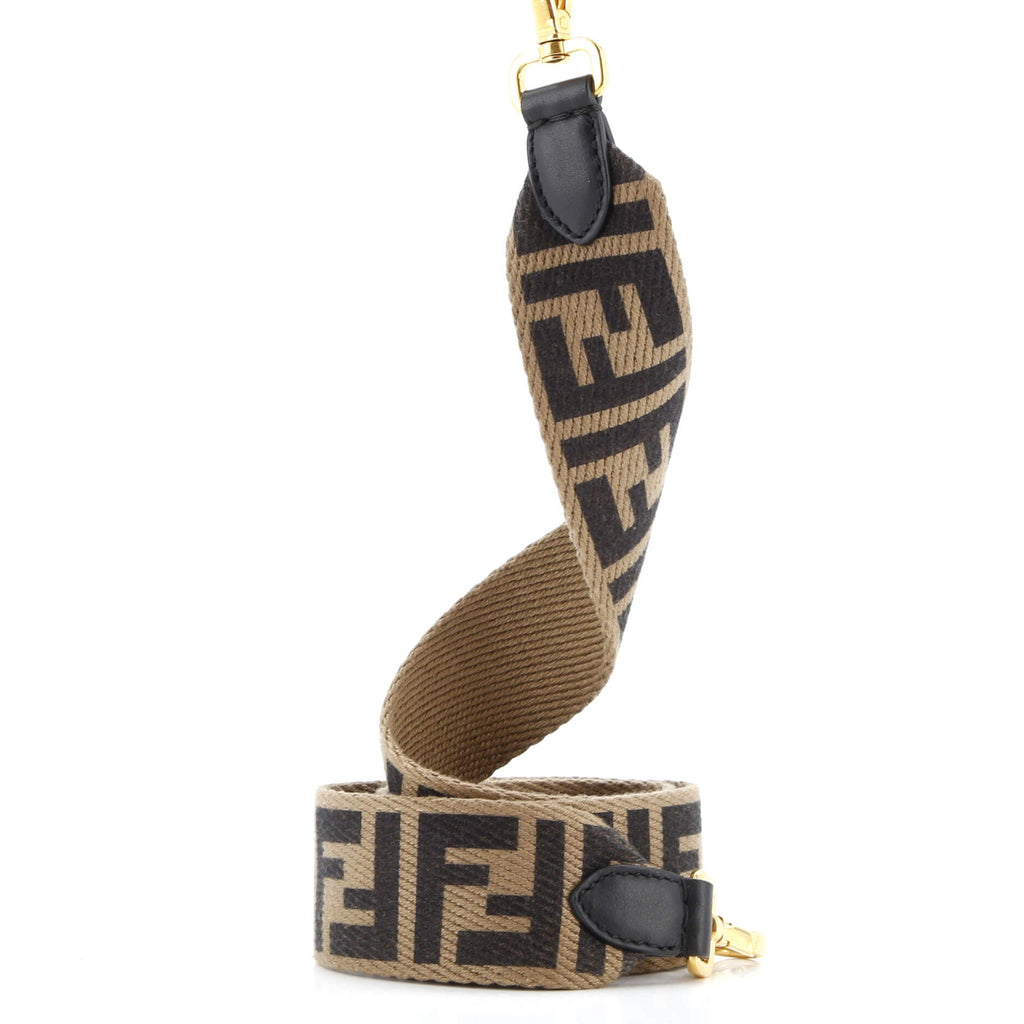 Strap You Shoulder Strap Zucca Canvas with Leather