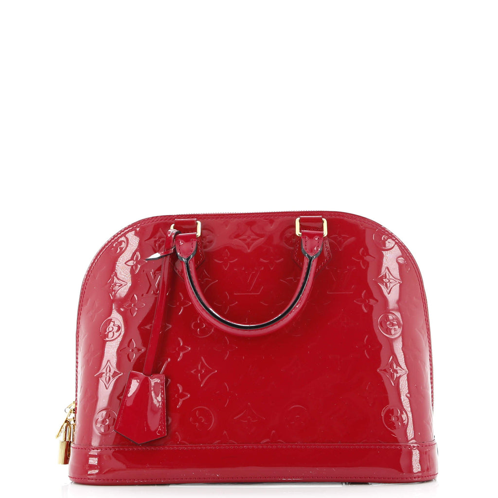Alma Handbag Monogram Vernis PM