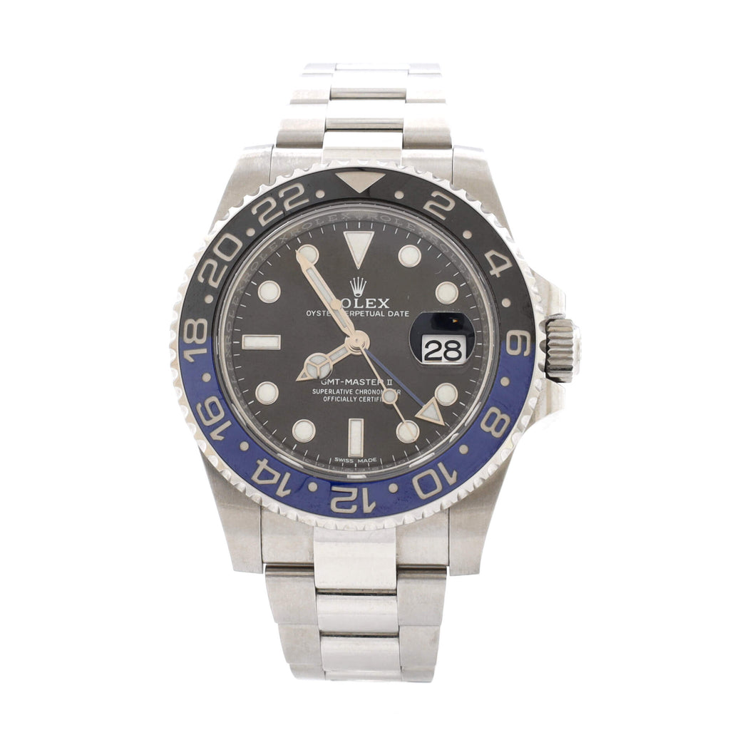 Oyster Perpetual Date GMT-Master II Batman Automatic Watch Stainless Steel and Cerachrom 40