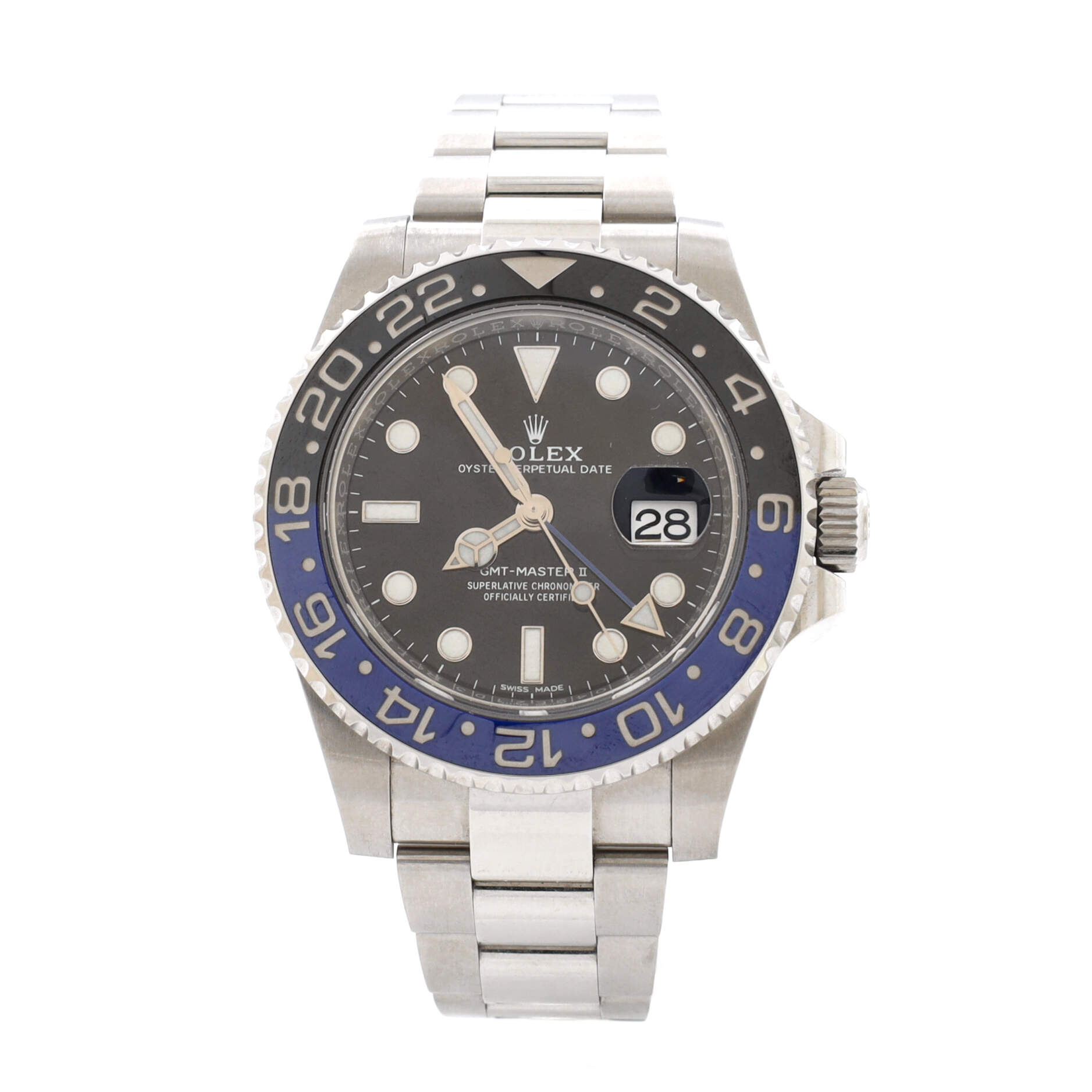 Oyster Perpetual Date GMT-Master II Batman Automatic Watch Stainless Steel and Cerachrom 40