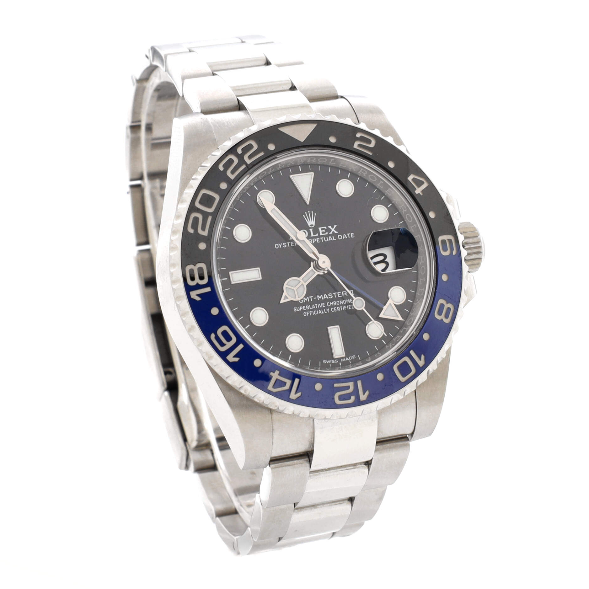 Oyster Perpetual Date GMT-Master II Batman Automatic Watch Stainless Steel and Cerachrom 40