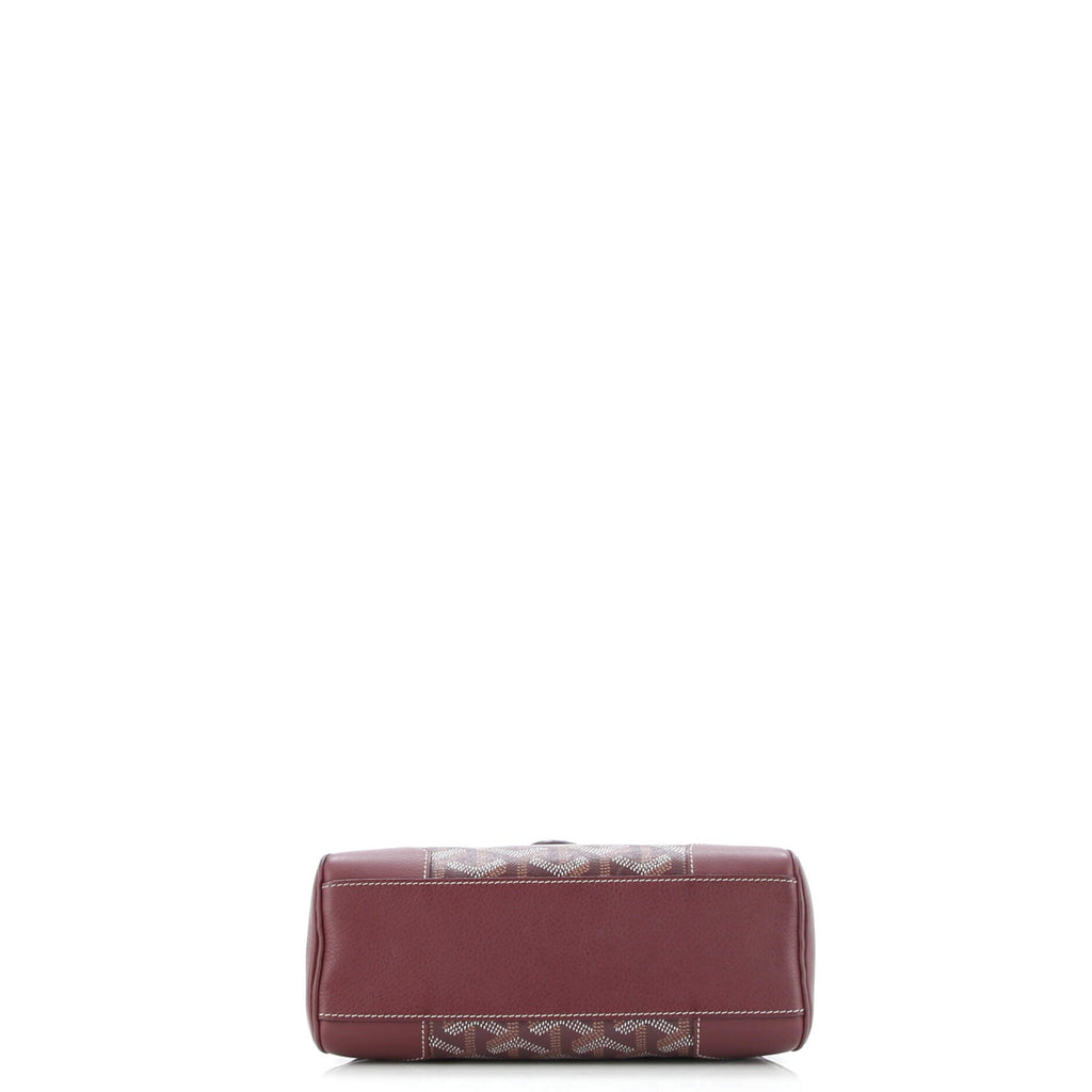 Saigon Top Handle Bag Coated Canvas with Leather Mini