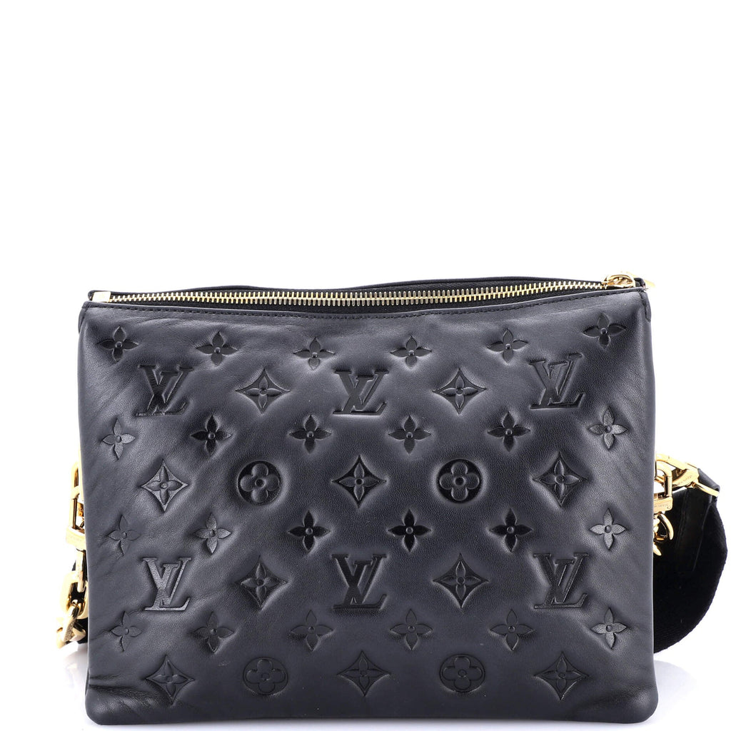 Coussin Bag Monogram Embossed Lambskin PM