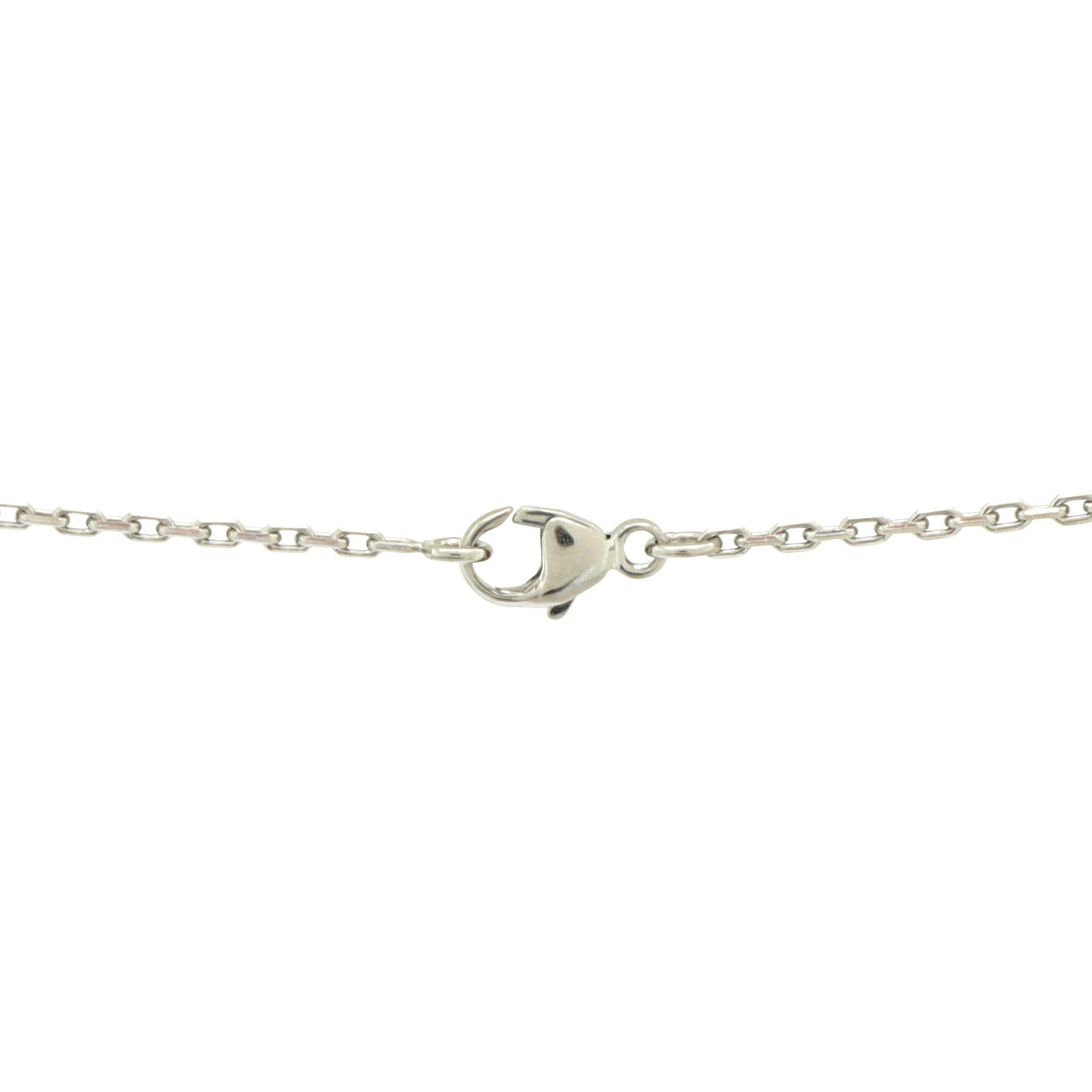 Pop H Pendant Chain Necklace Metal and Enamel