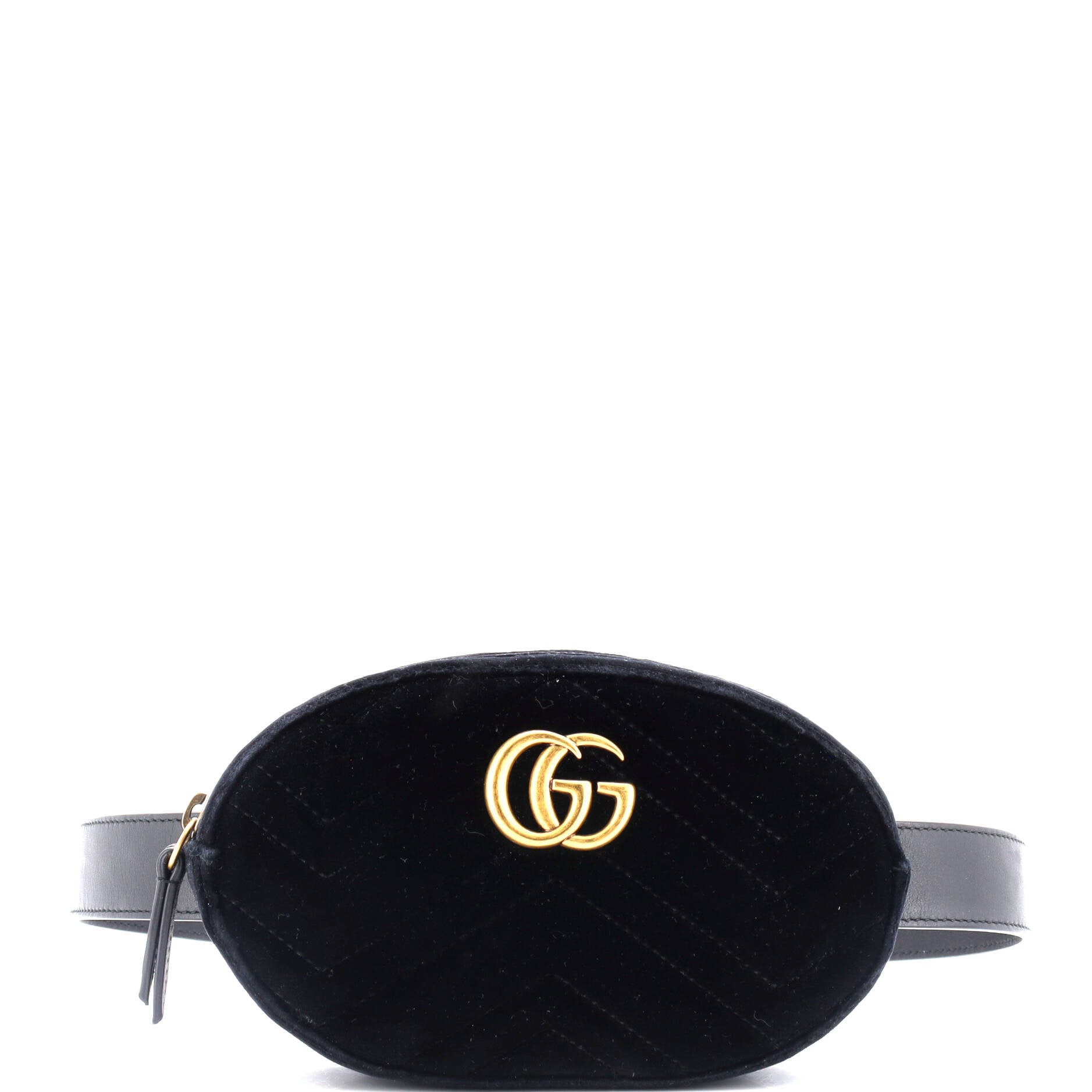 GG Marmont Belt Bag Matelasse Velvet