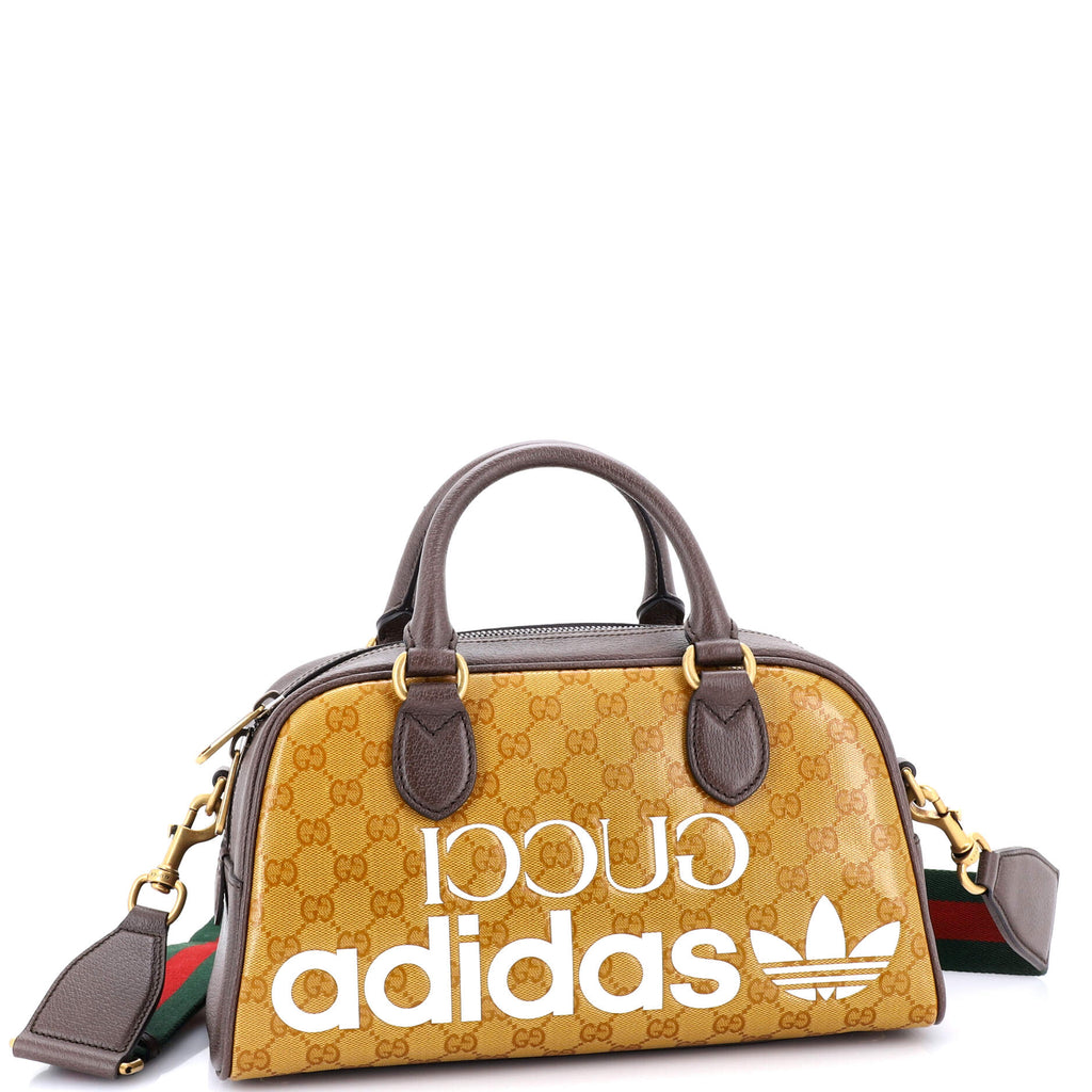 x adidas Duffle Bag GG Coated Canvas Mini