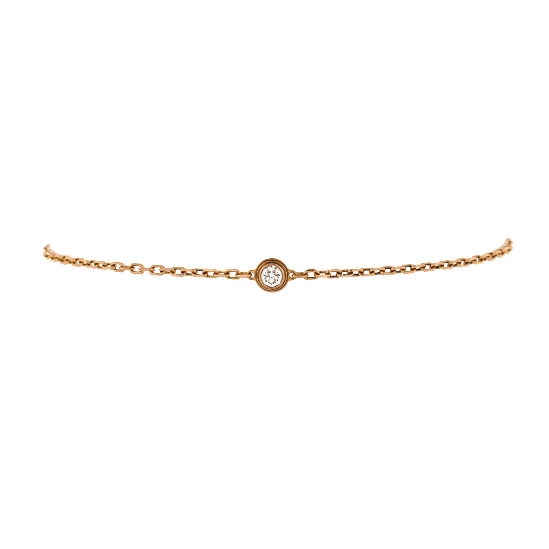 D'Amour Bracelet 18K Rose Gold and Diamond Small
