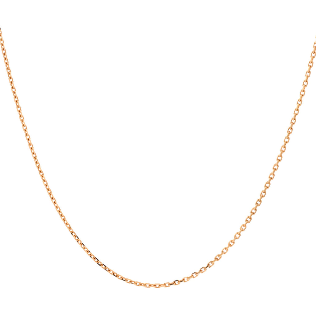 Trace Chain Necklace 18K Rose Gold 42cm