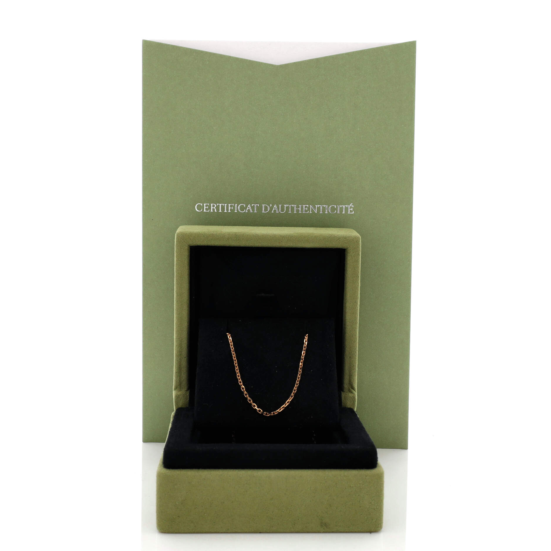 Trace Chain Necklace 18K Rose Gold 42cm