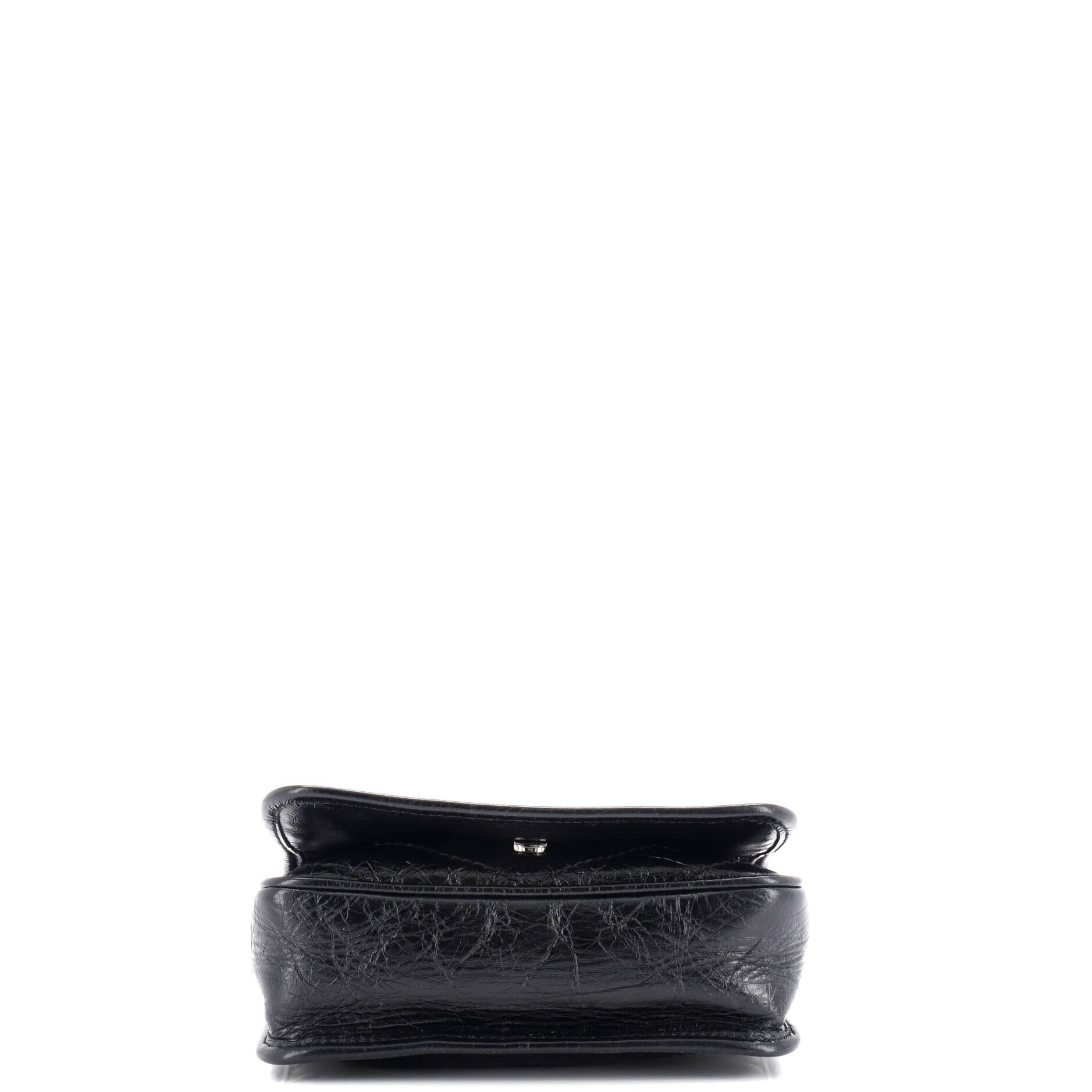 Niki Chain Wallet Matelasse Chevron Leather